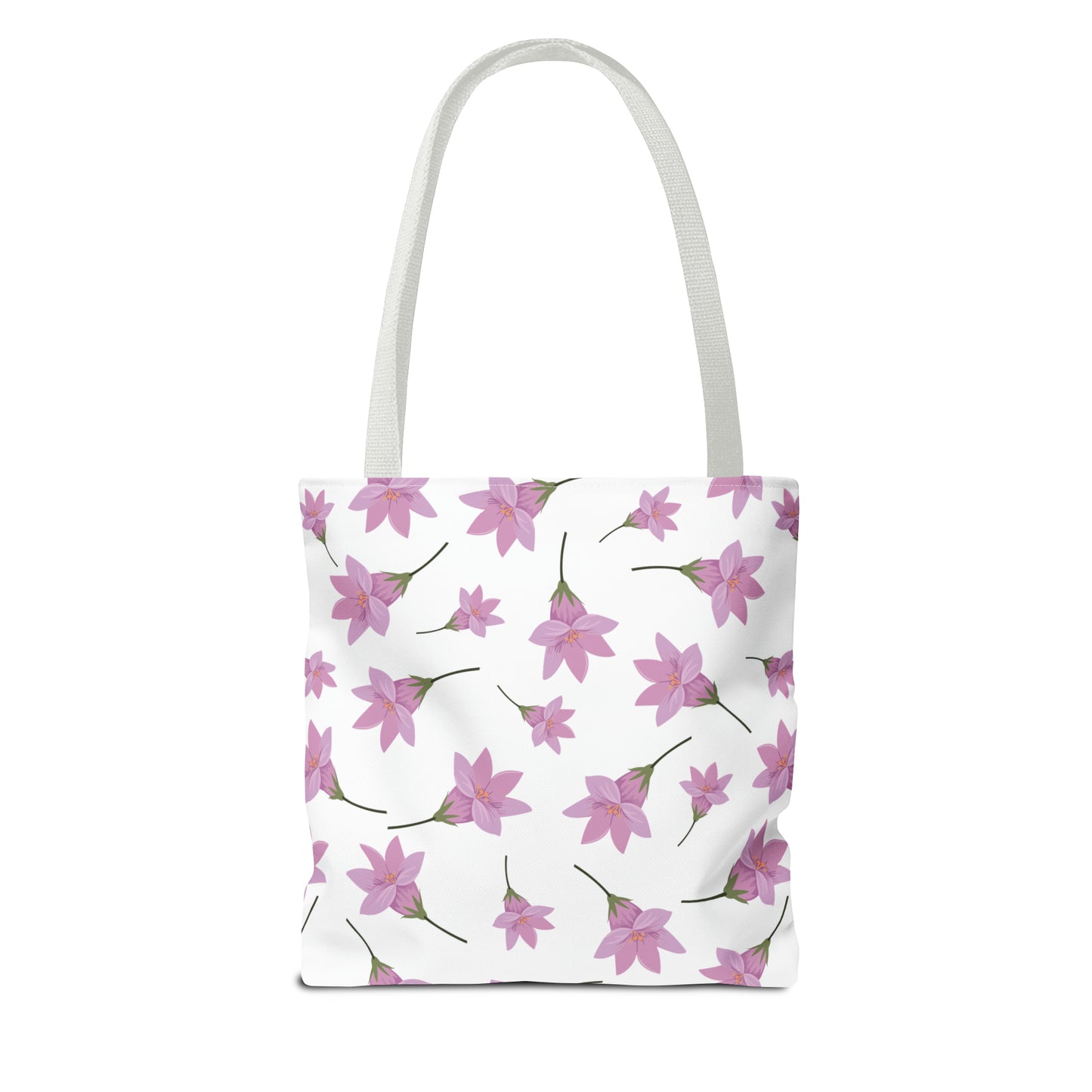 Canvastasche mit floralen Prints 