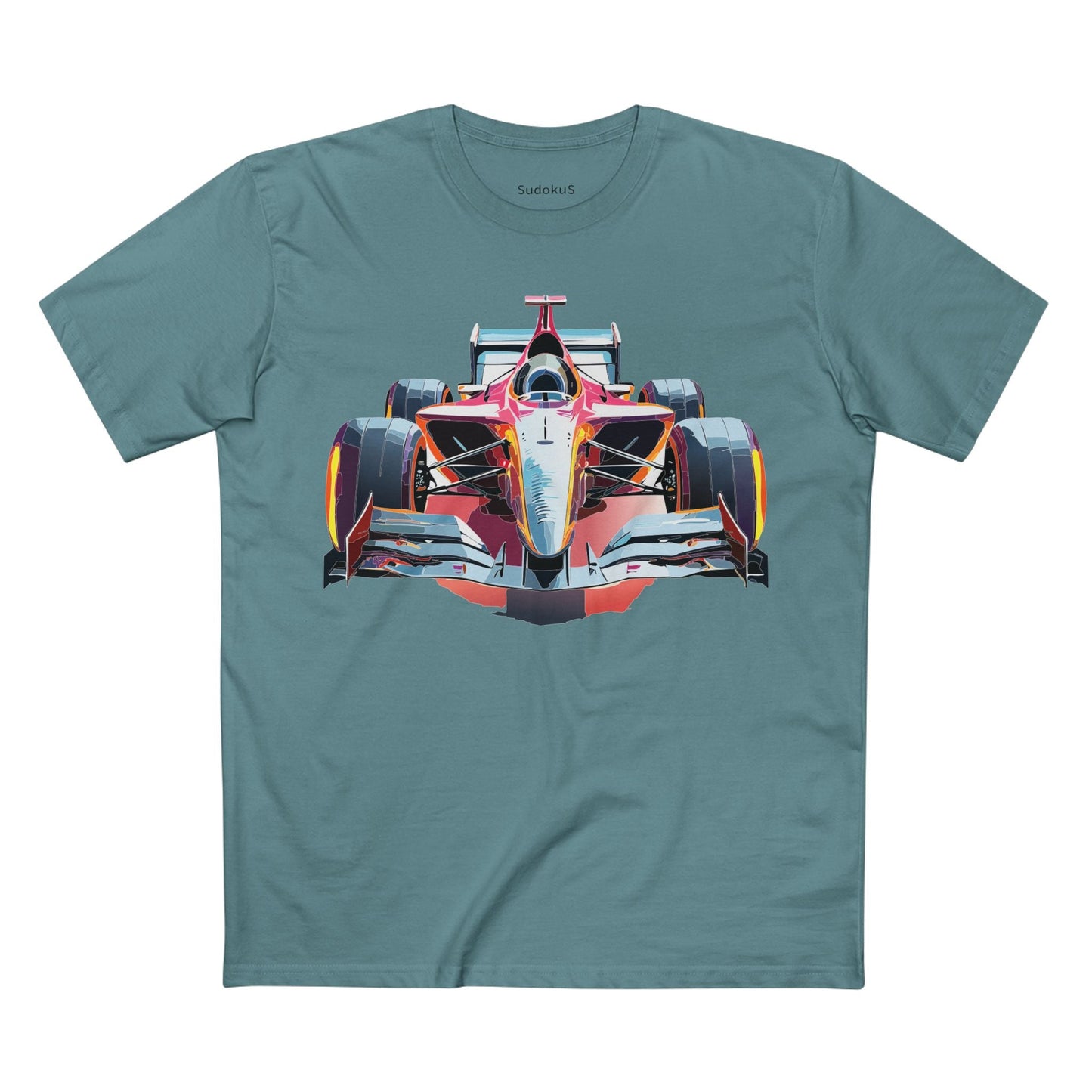 Car Graphic Unisex 100 Cotton Staple Tee 7