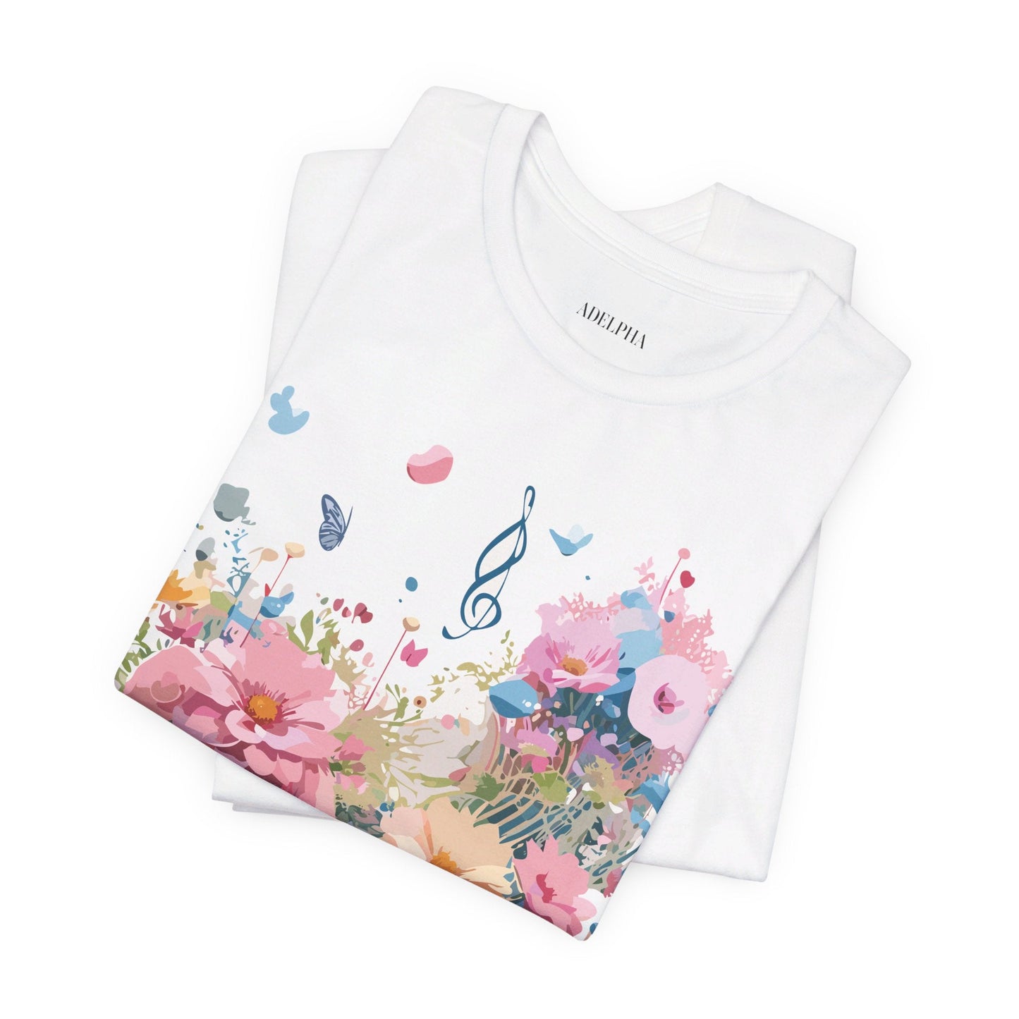 Adelpha Vintage Inspired Music Graphic Unisex T Shirt Tee For Everyday Casual Wear