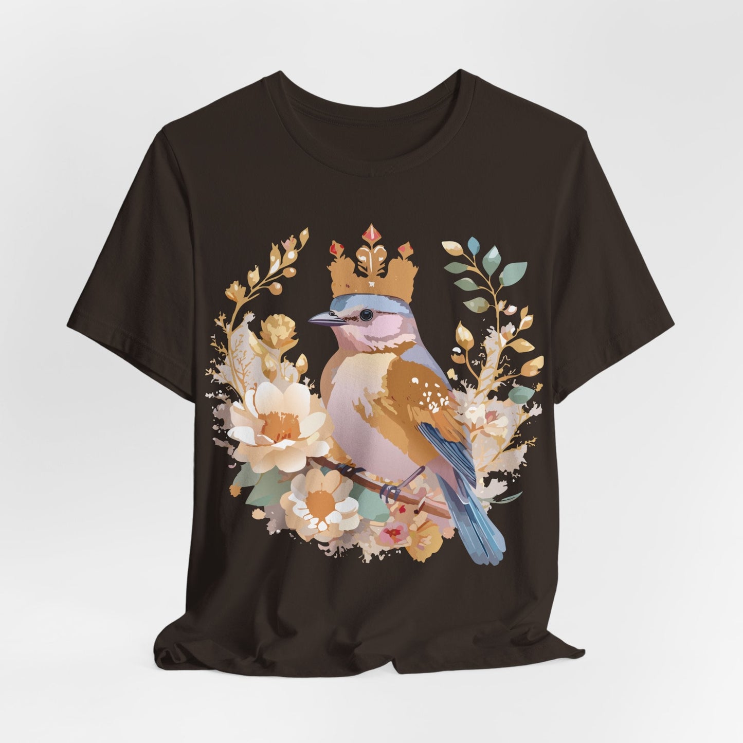 Medallion Graphic Tee Unisex Art Design Adelpha Vintage Inspired Short Sleeve Tee