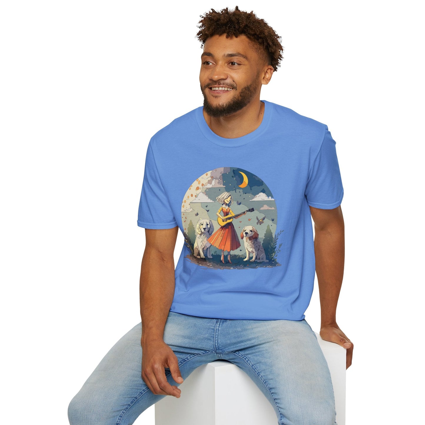 Womens Graphic T Shirts Art Design Tee Softstyle Gildan 64000 100 Percent Cotton