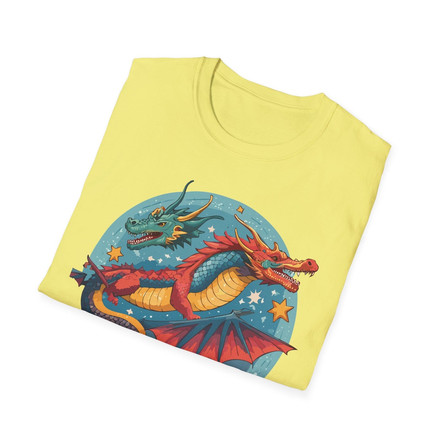 Dragon Graphic Unisex 100 Cotton Tee with Animal Artwork Design 19