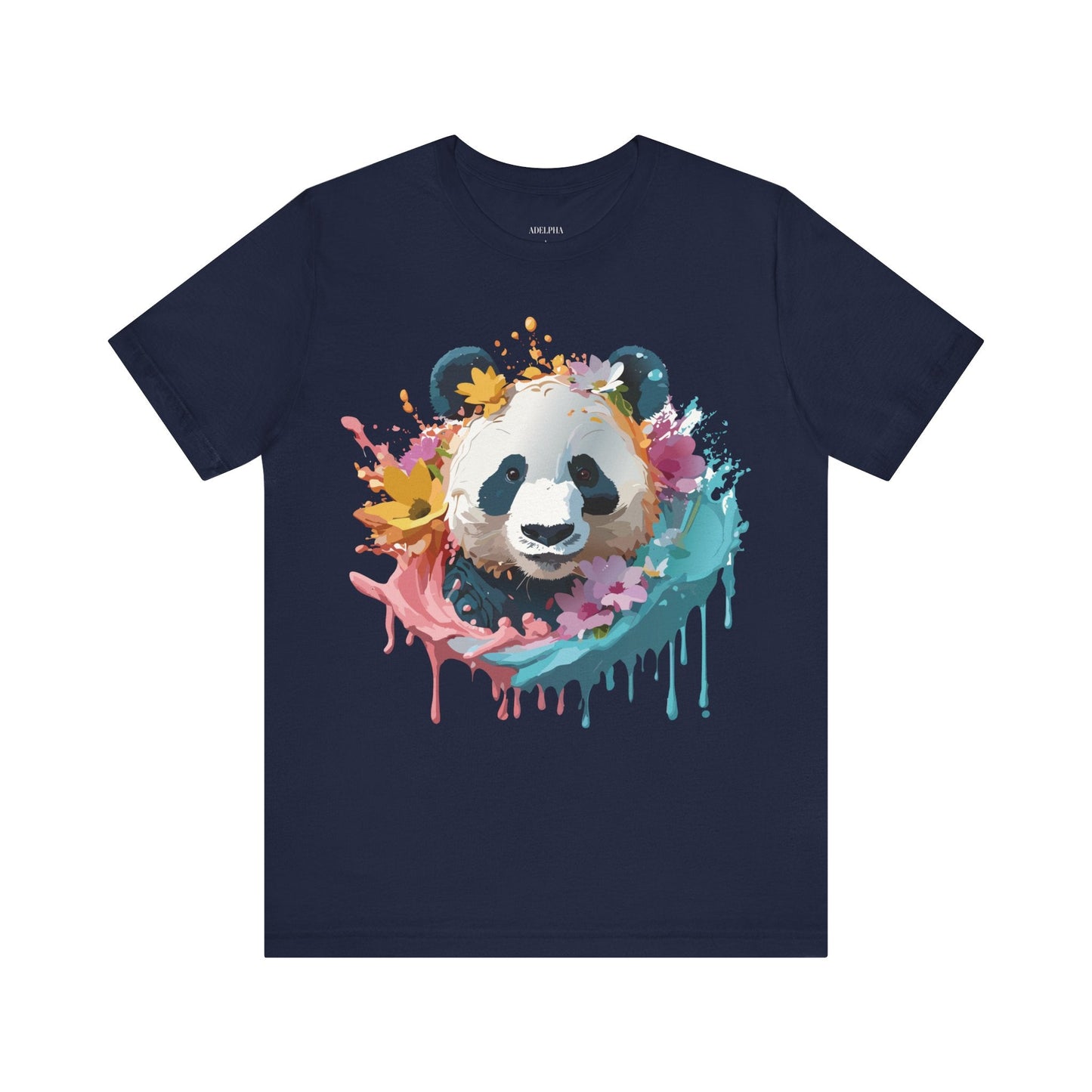 Adelpha Panda Graphic Tee Unisex Short Sleeve Vintage Inspired Artwork Shirt Premium Quality
