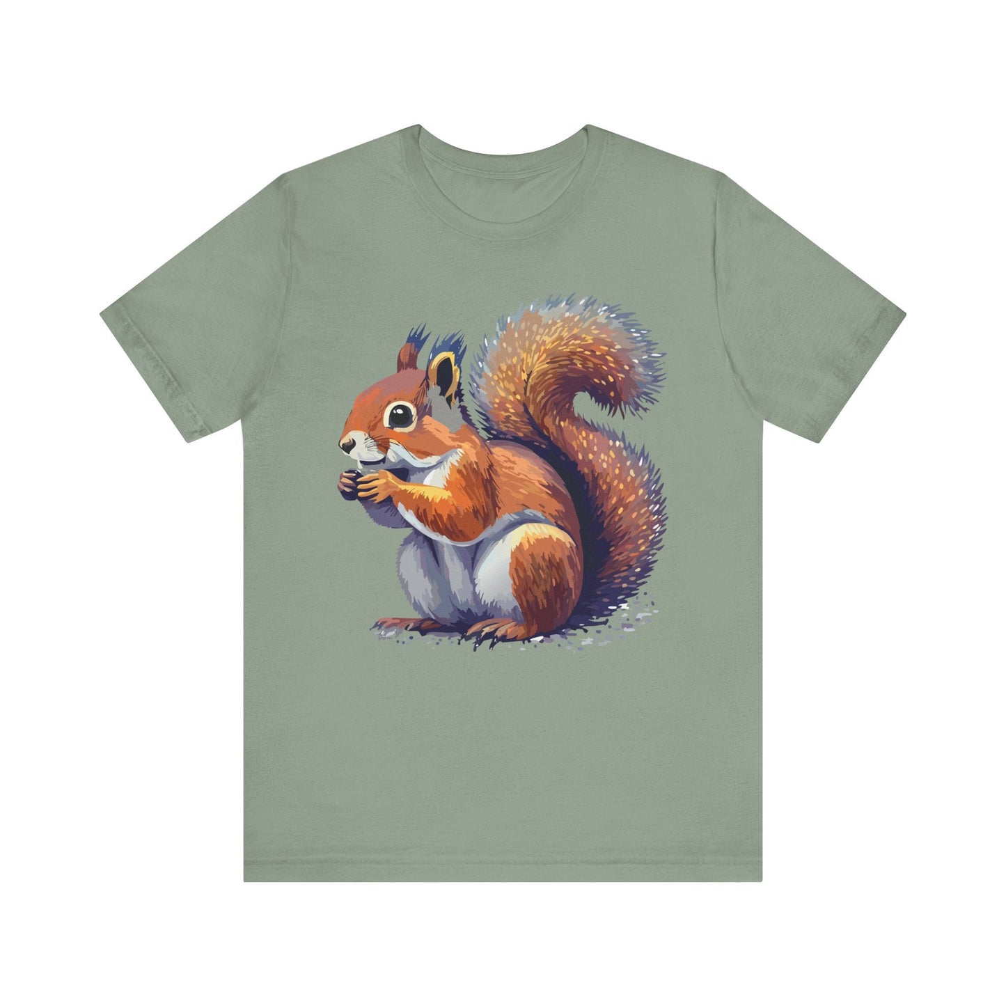 Unisex Animal Print Tee Shirt With Wild Animals Artwork Gildan Softstyle 64000 Cotton
