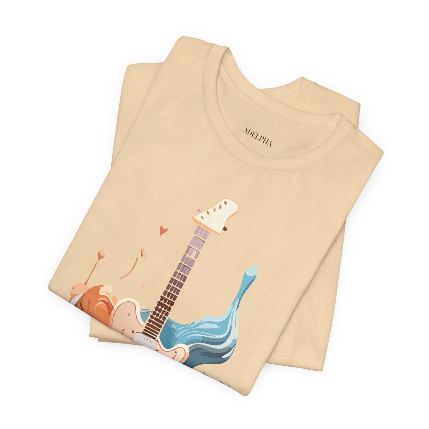 Music Graphic Tee Unisex Jersey Short Sleeve Adelpha Vintage Inspired Artwork Premium Design