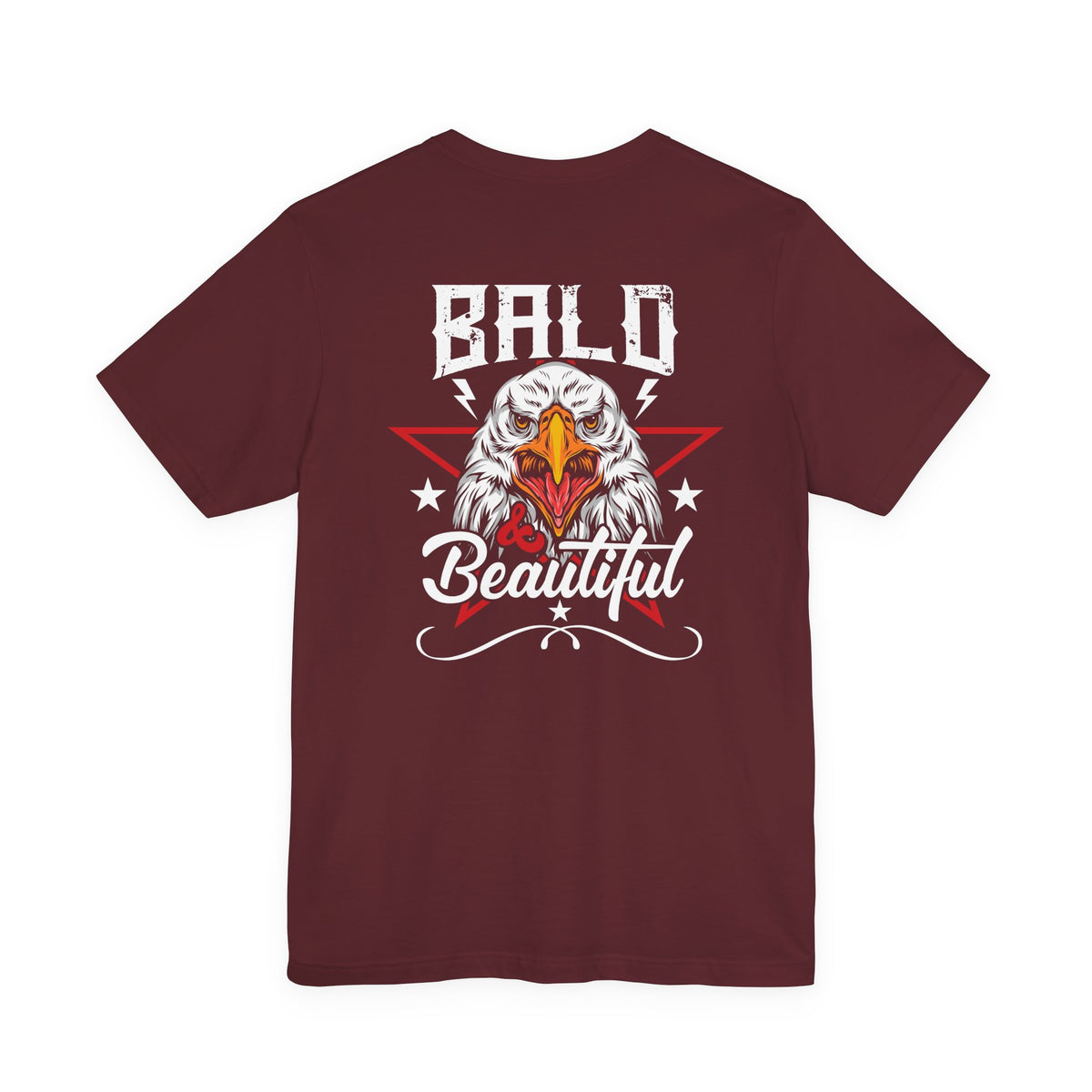 Bald Beautiful Eagle T-Shirt Patriotic Vintage Illustration Unisex Cotton Tee a3