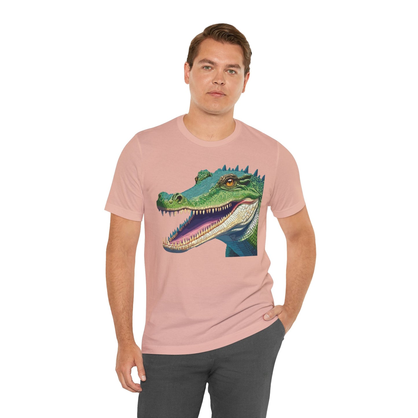 Unisex Animal Tee Shirt With Animals Art Design Wild Animals Jersey Short Sleeve