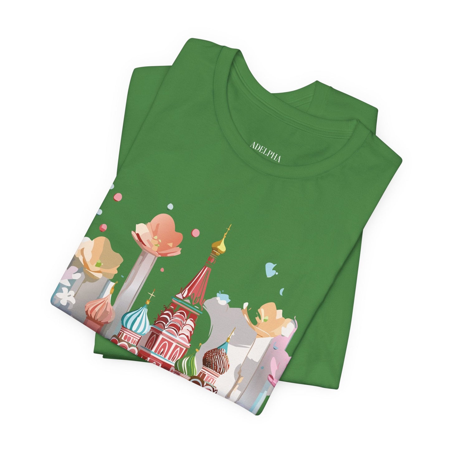 Adelpha Graphic Tee Unisex Jersey Short Sleeve Moscow City Tour Shirt Vintage Inspired Artwork