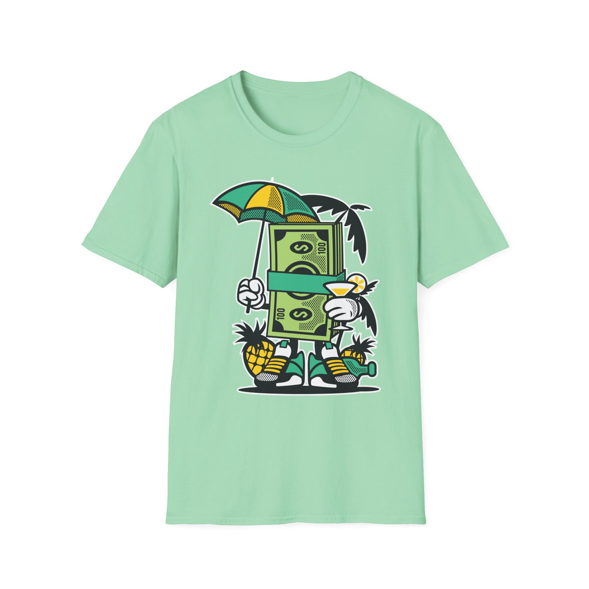 Funny Cartoon Animation Graphic Tee Gildan Unisex 100 Cotton Tee Shirt - 105