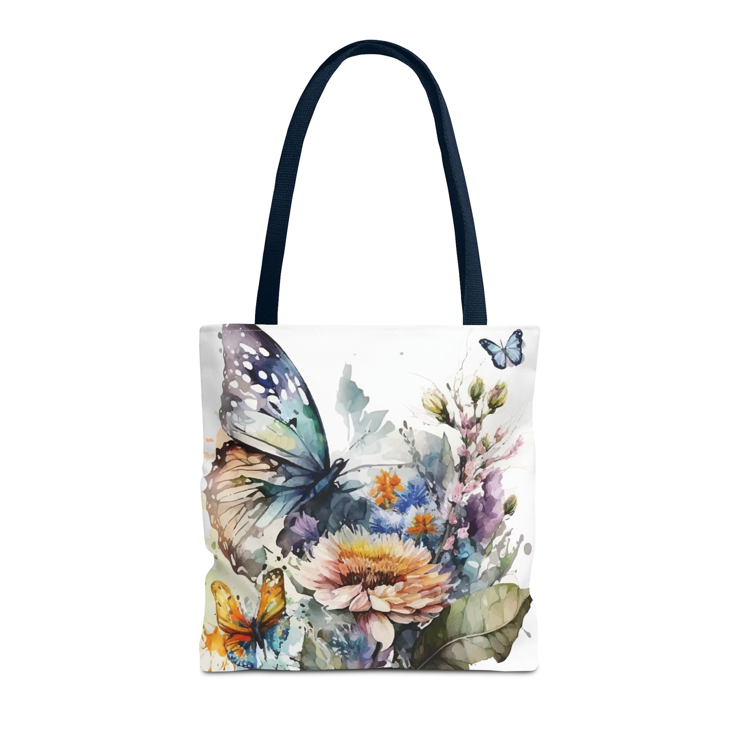 Canvas Bag with Butterfly Prints