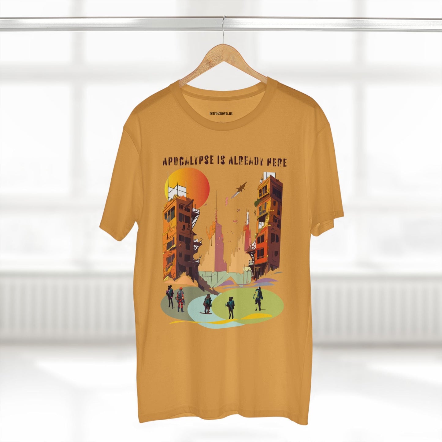 Cataclysm Doomsday Shirt Unisex Premium Cotton Tee With Original Art Design From Retro2Nova