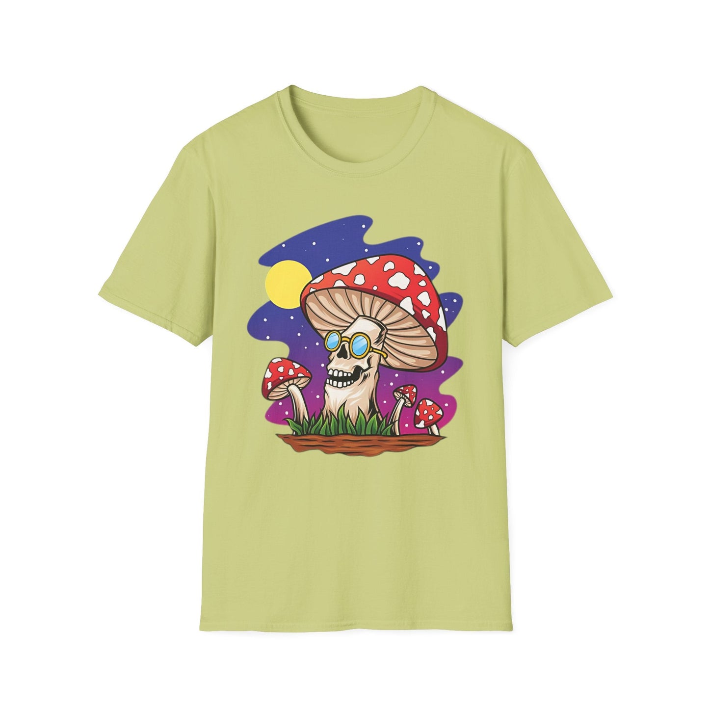 Mashroom Mushroom Tee Shirt Unisex Funny Fungus Design Softstyle 64000 Cotton Tee