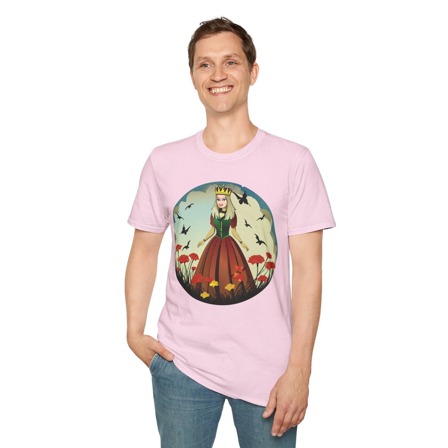 Womens Graphic T Shirts Art Design Tee Softstyle 64000 Unisex Short Sleeve Comfort