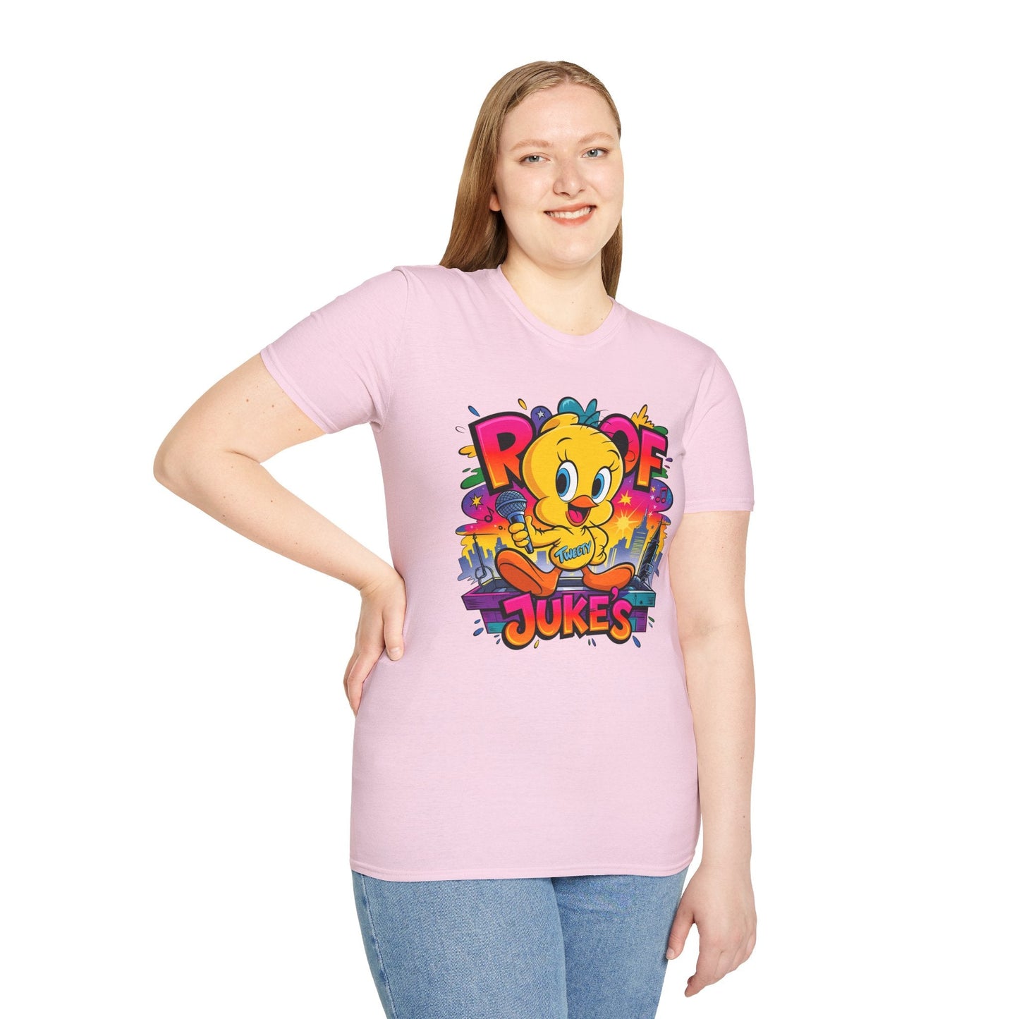 Unisex Cartoon T Shirt With Animation Design Versatile Funny Animals Tee Shirt Gildan Softstyle