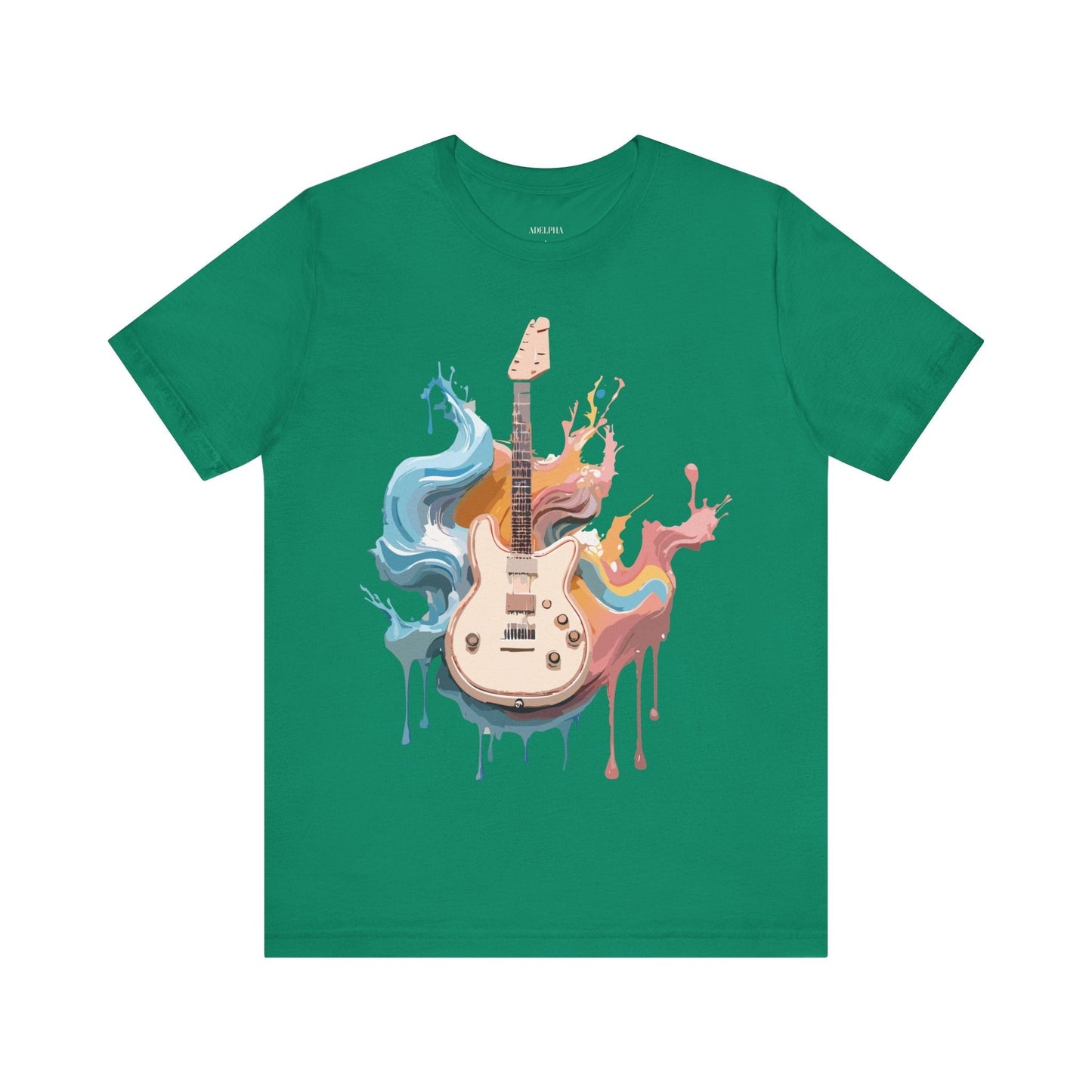 Adelpha Music Graphic T Shirt Unisex Short Sleeve Vintage Inspired Art Tee For Everyday Casual Wear