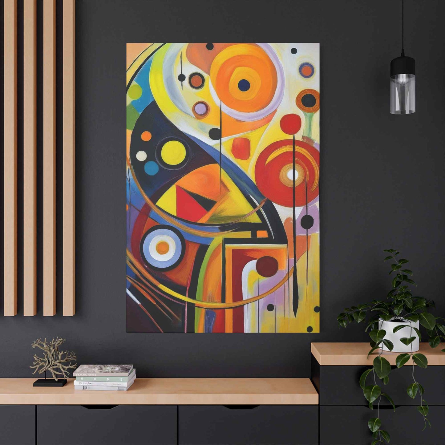 Abstract Painting Print Canvas 20x24,20x30,24x30, 24x32,24x36,30x40, 32x48,36x48,40x60 Pine-Wood Inner Frame ABS-7