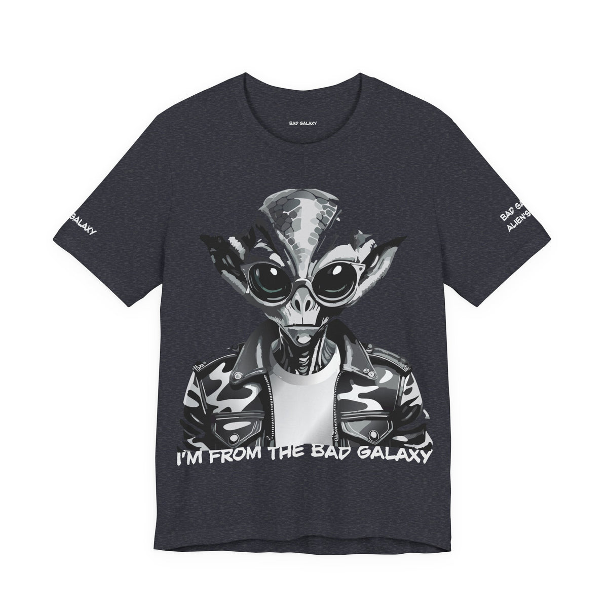 Alien Graphic Unisex Cotton Bella+Canvas Tee with Art Design b77