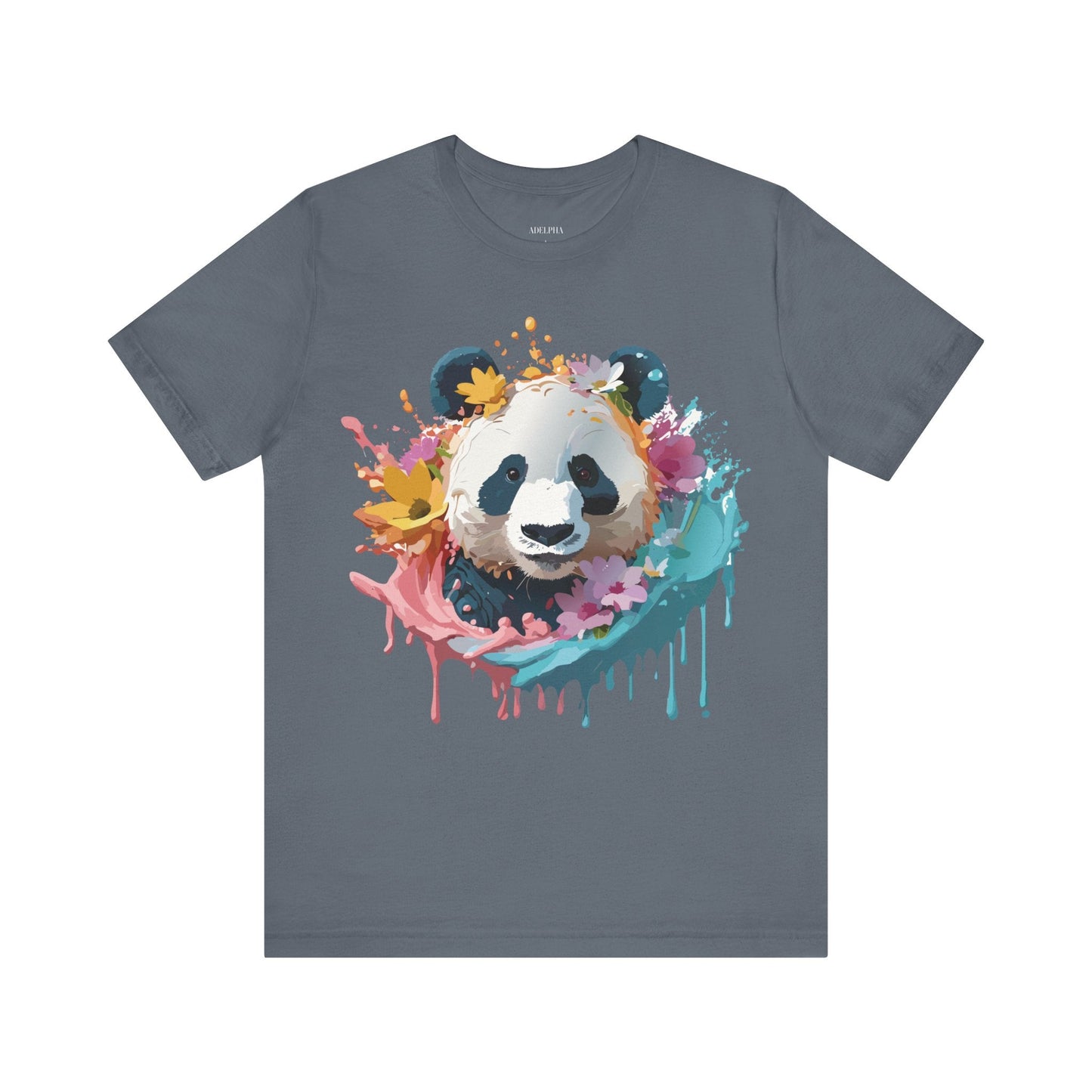 Adelpha Panda Graphic Tee Unisex Short Sleeve Vintage Inspired Artwork Shirt Premium Quality