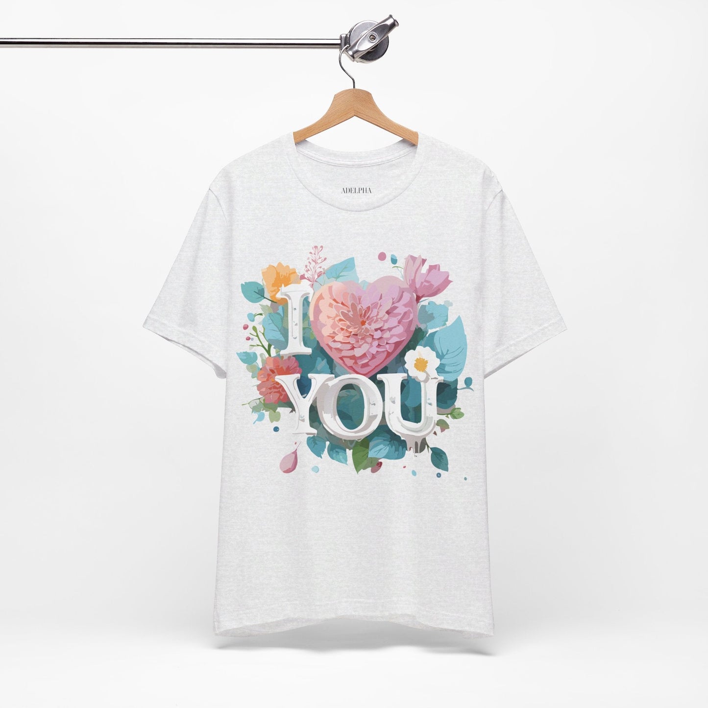 Valentine Graphic T Shirt Unisex Jersey Short Sleeve Tee With Adelpha Artwork Design