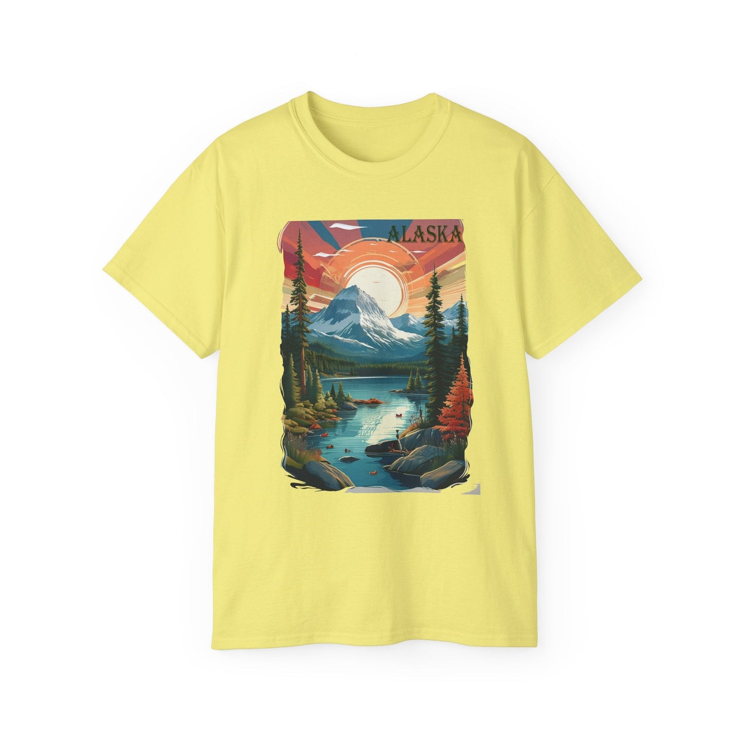 Alaska Graphic Unisex Cotton T‑Shirt 4