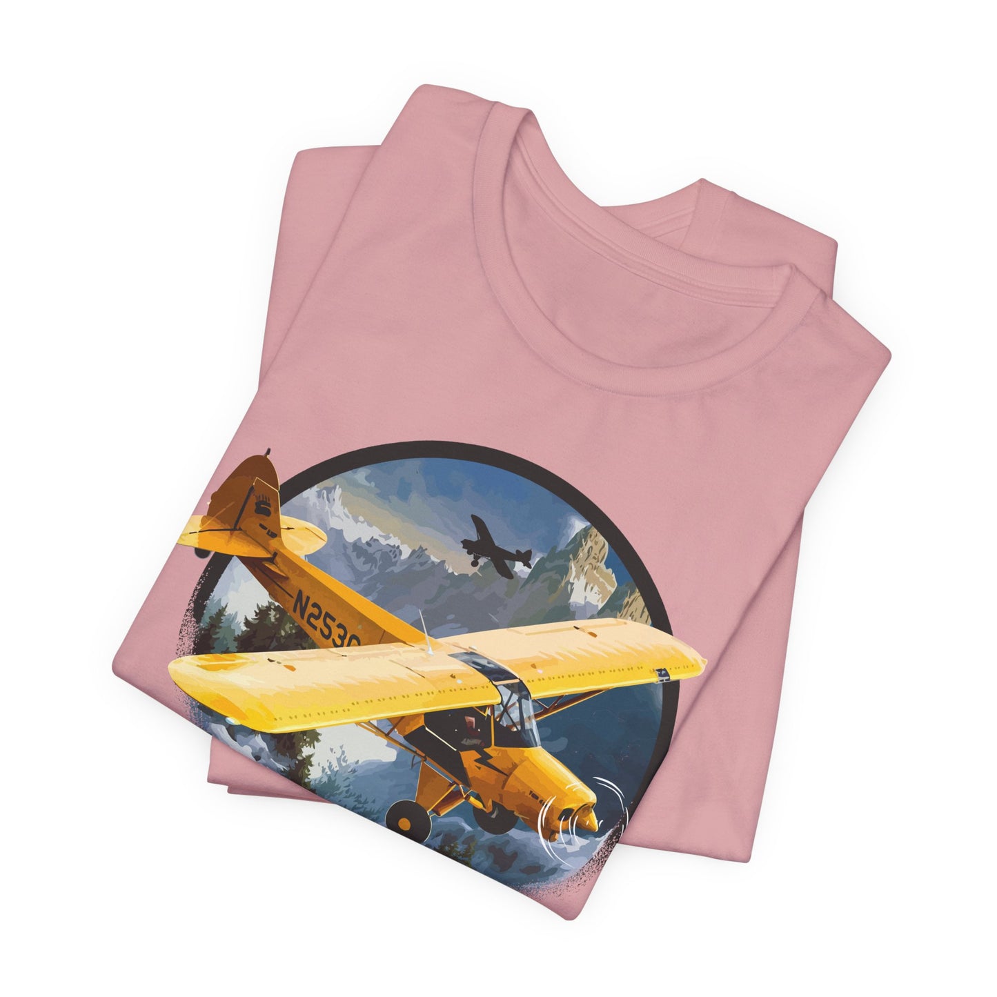 Retro Plane Graphic Design Tee, Plane Shirt, Vintage Tees, Art Design T-Shirt, Graphic Tee, Retro Art Shirts