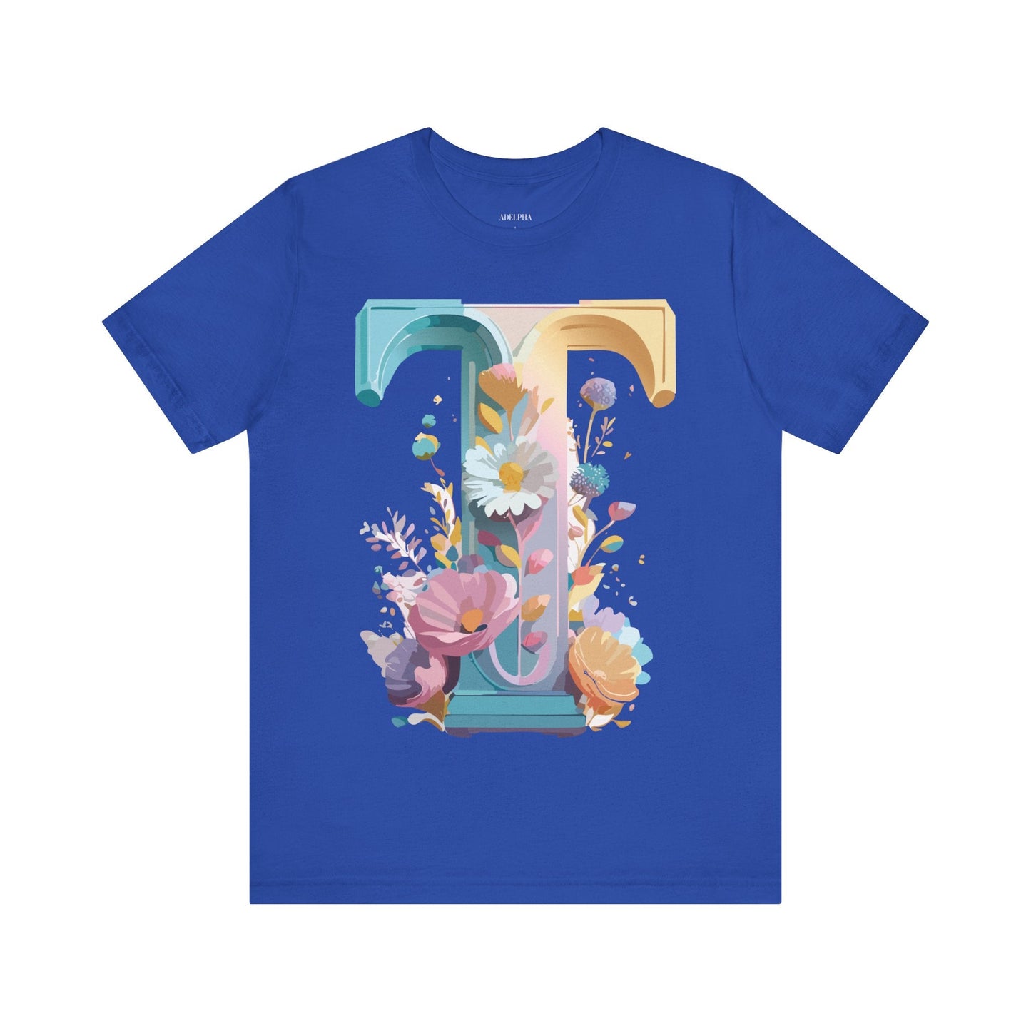 Unisex Graphic T Shirt Letter Shirt Adelpha Vintage Inspired Art Tee Short Sleeve