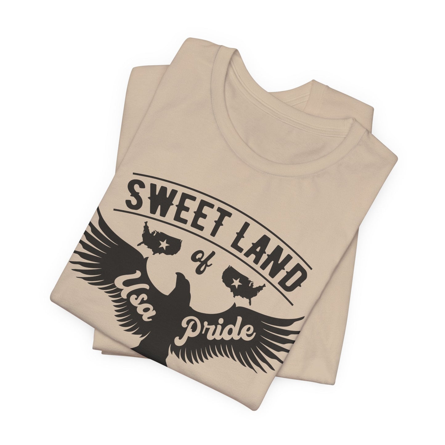 Liberty Eagle Graphic Unisex Cotton T-Shirt a4