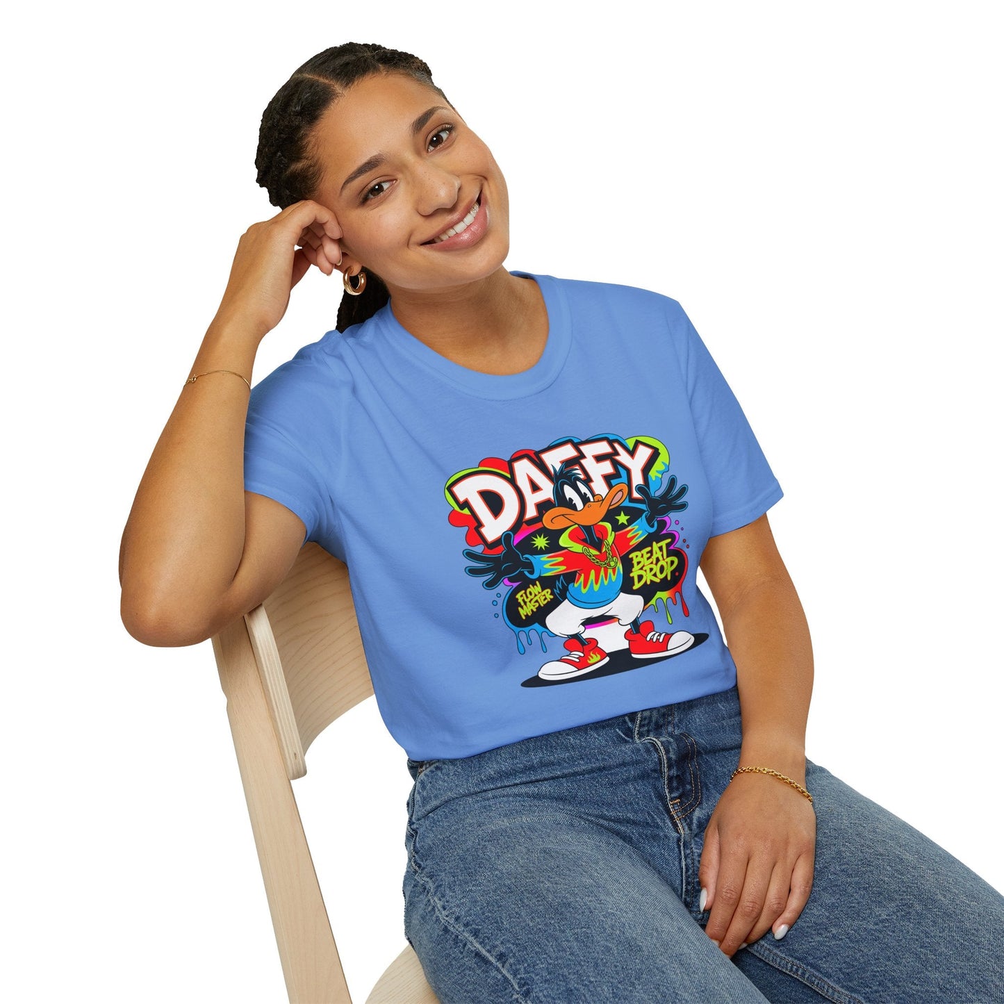 Funny Cartoon Animals T Shirt Unisex Softstyle Tee With Animation Design Gildan 64000