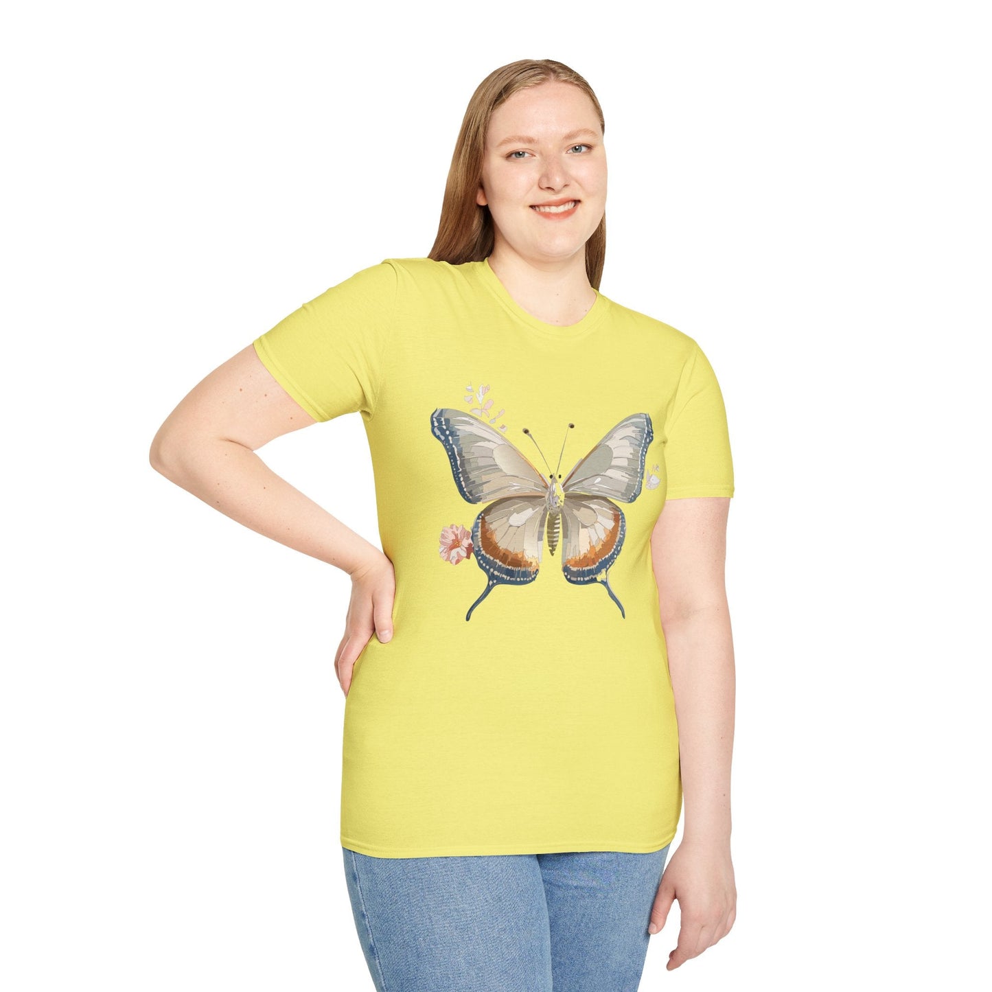 Butterfly Shirt Unisex Softstyle T Shirt Gildan 64000 Monarch Butterfly Tee Everyday Comfort