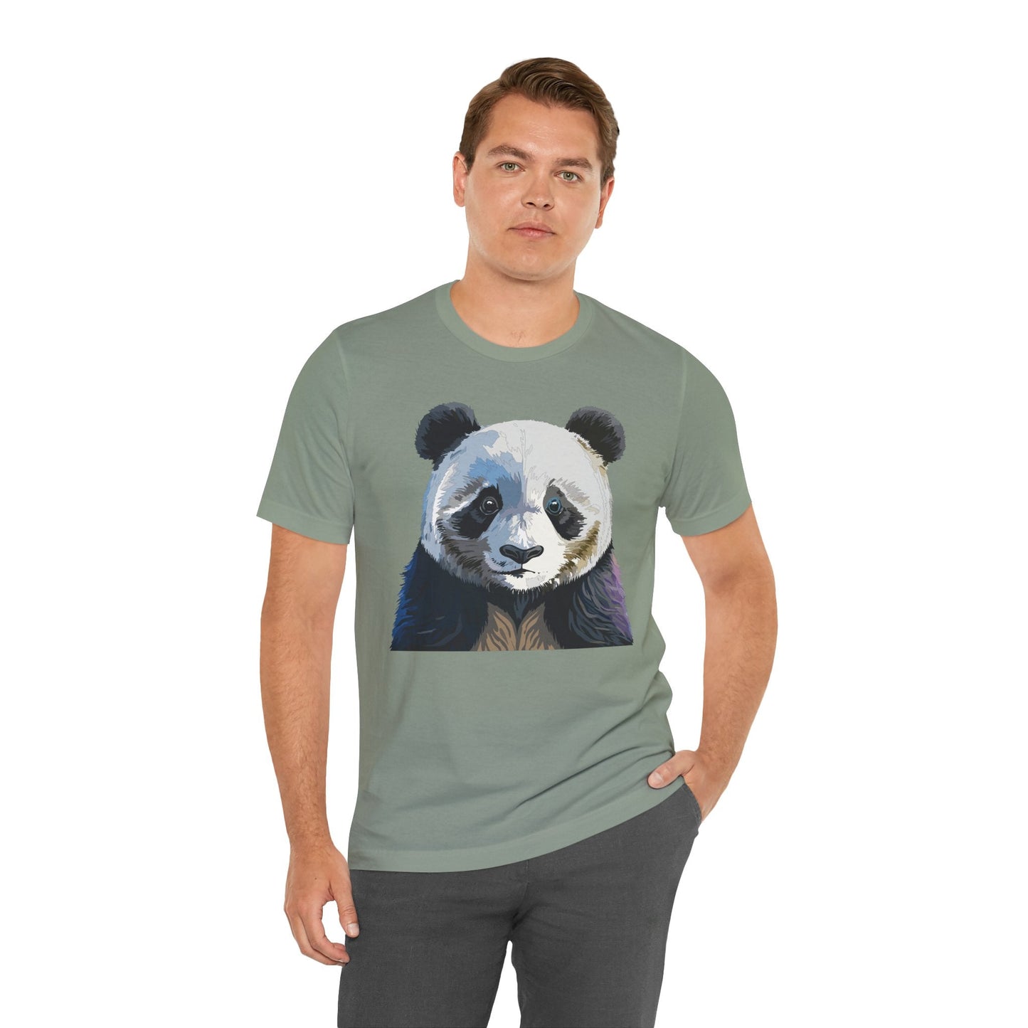 Unisex Animal Graphic Art Tee Shirt Softstyle Cotton Gildan 64000 Wild Animals Design