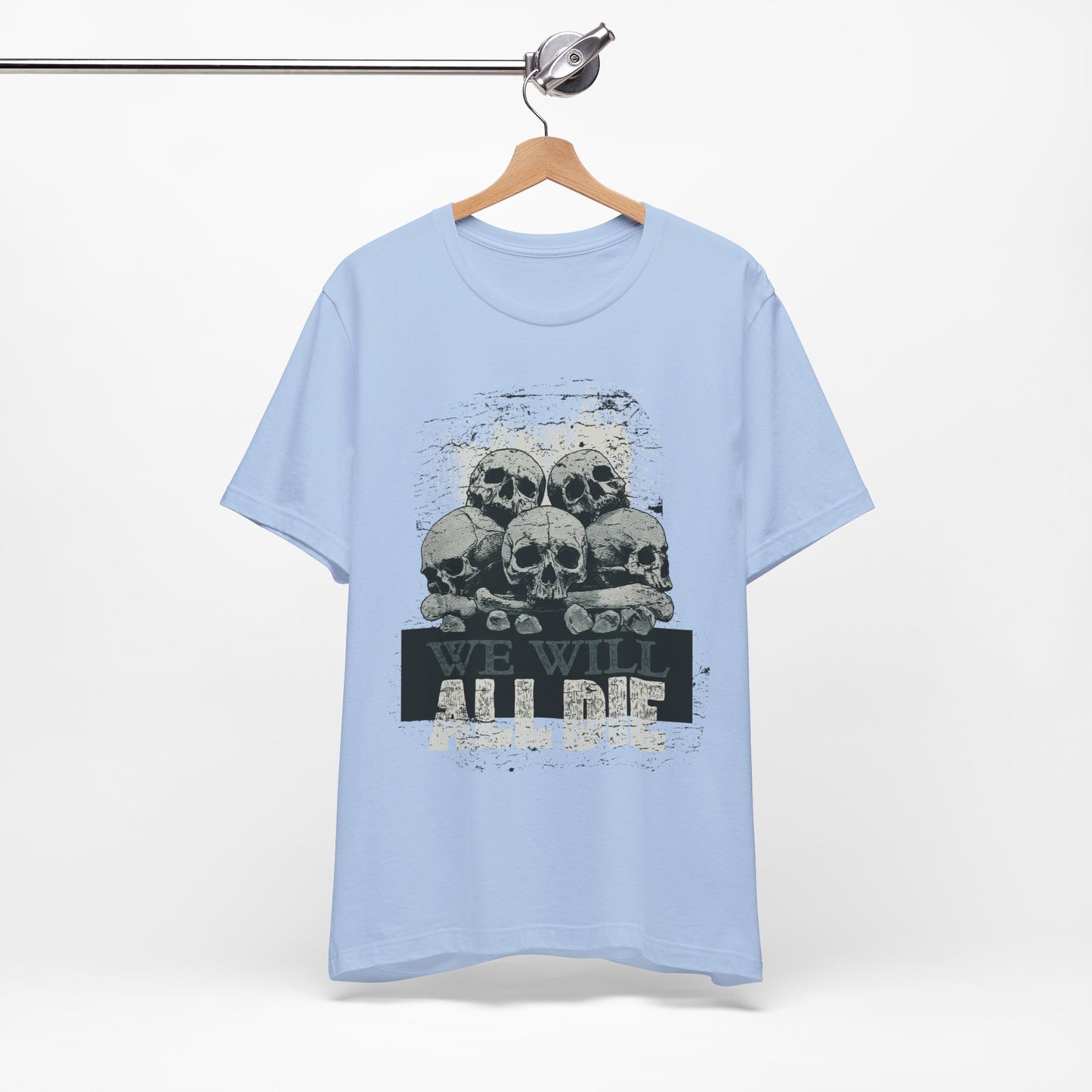 All Die Skull Graphic Design Tee, Skull Shirt, Vintage Tees, Art Design T-Shirt, Graphic Tee, Art Shirts