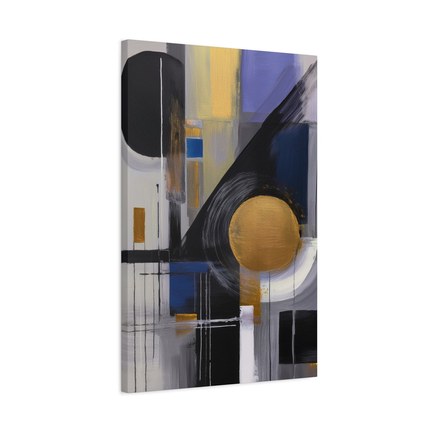 Purple Abstract Painting Print Canvas 20x24,20x30,24x30, 24x32,24x36,30x40, 32x48,36x48,40x60 Pine-Wood Inner Frame ABS-32
