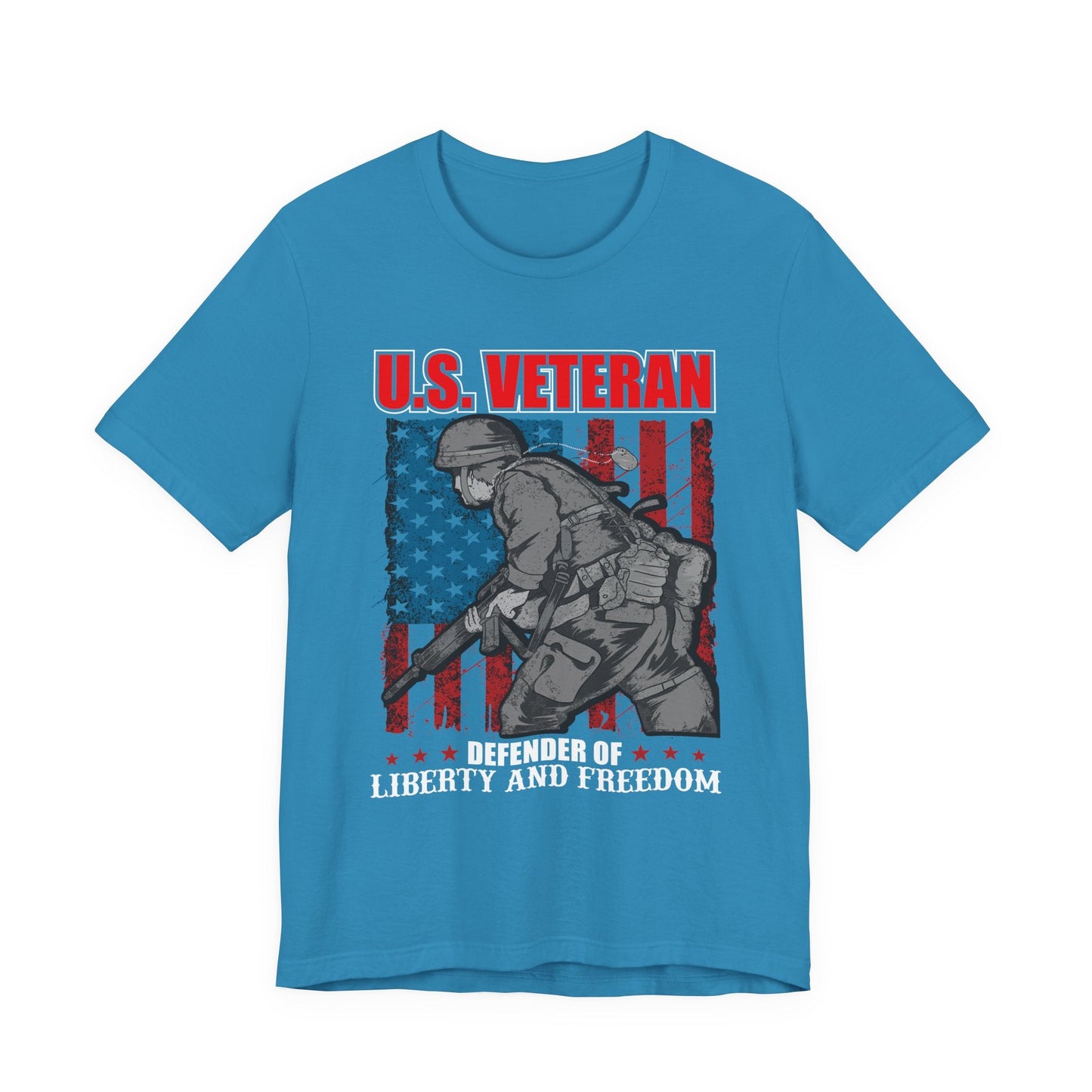 Army Veteran Patriotic Graphic Design Unisex Cotton T-Shirt v31