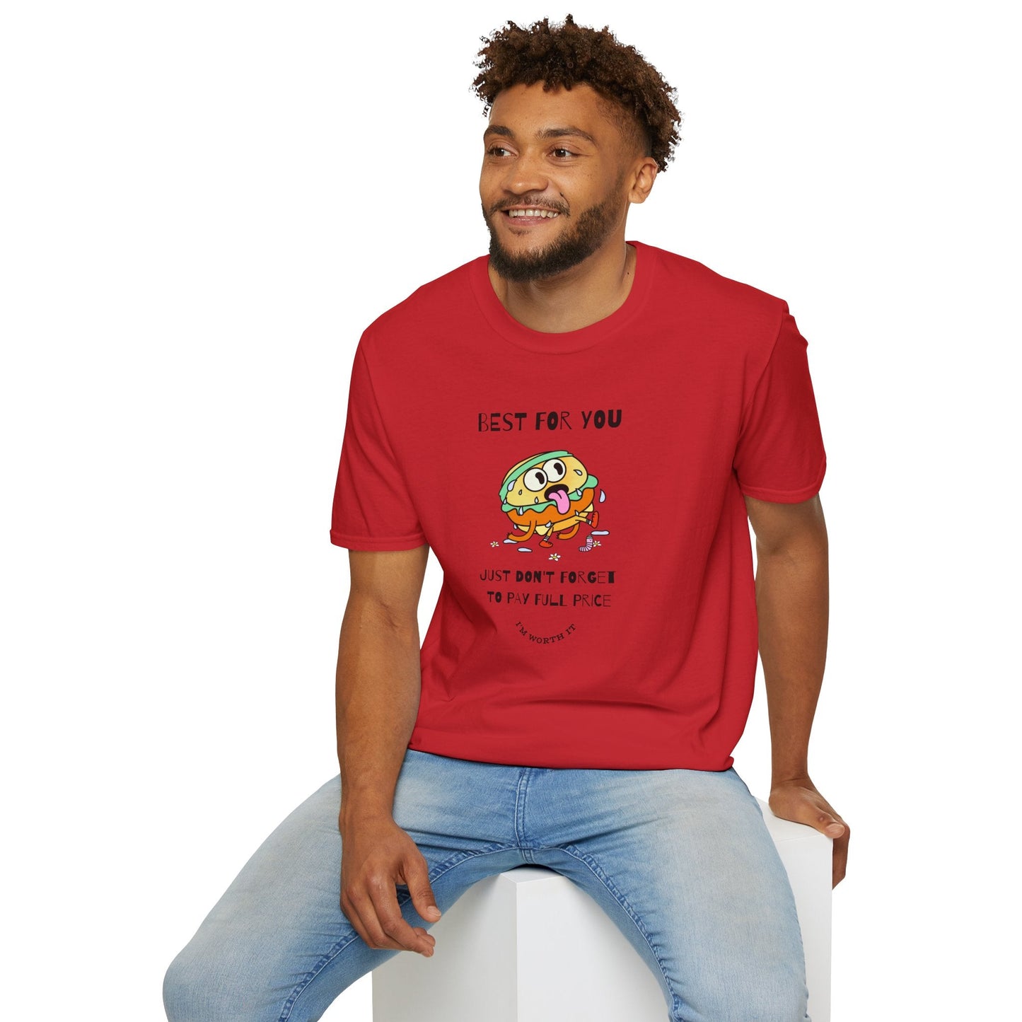 Funny Food T Shirts Unisex Softstyle Tee Gildan 64000 100 Percent Ring Spun Cotton Comfortable Graphic Tee