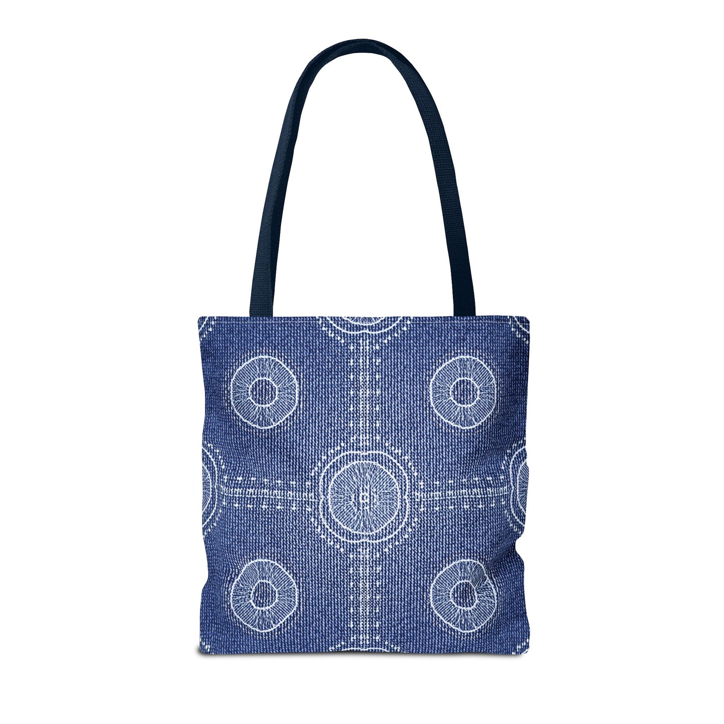 Denim Fabric Imitation Print Unisex Canvas Bag Poly Spun 3 Sizes Tote Bag 107