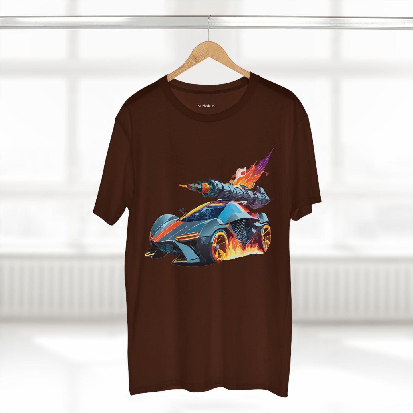 Car Graphic Unisex 100 Cotton Staple Tee 17