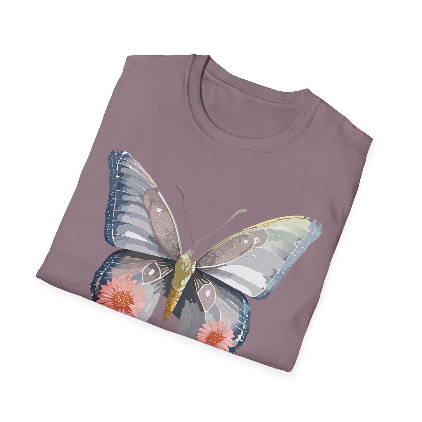 Butterfly Shirt Unisex T Shirt 100 Percent Ring Spun Cotton Softstyle Tee Monarch