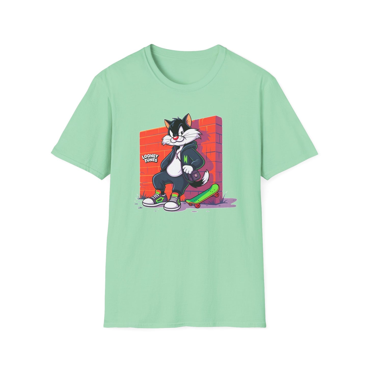 Cartoon T Shirt With Animation Design Unisex Softstyle Graphic Tee Funny Animals