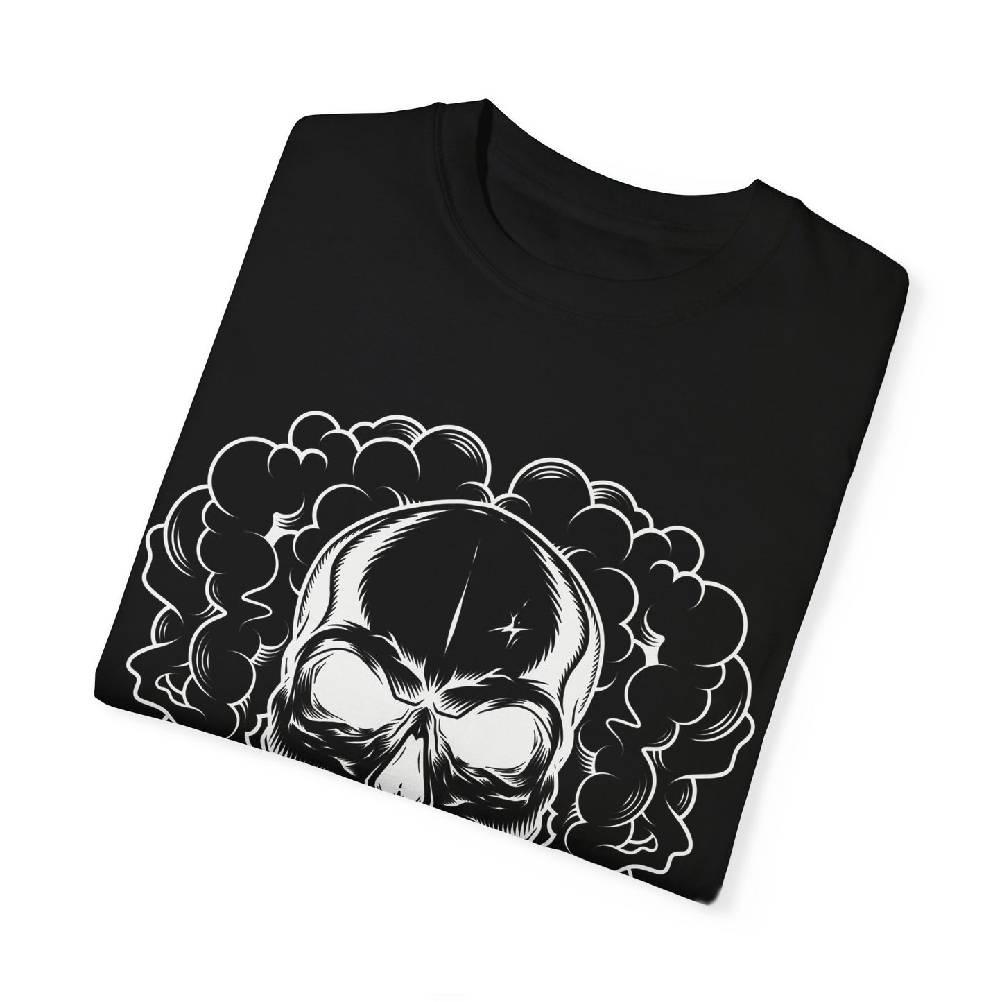 Unisex Cotton Tee Shirt with Skull