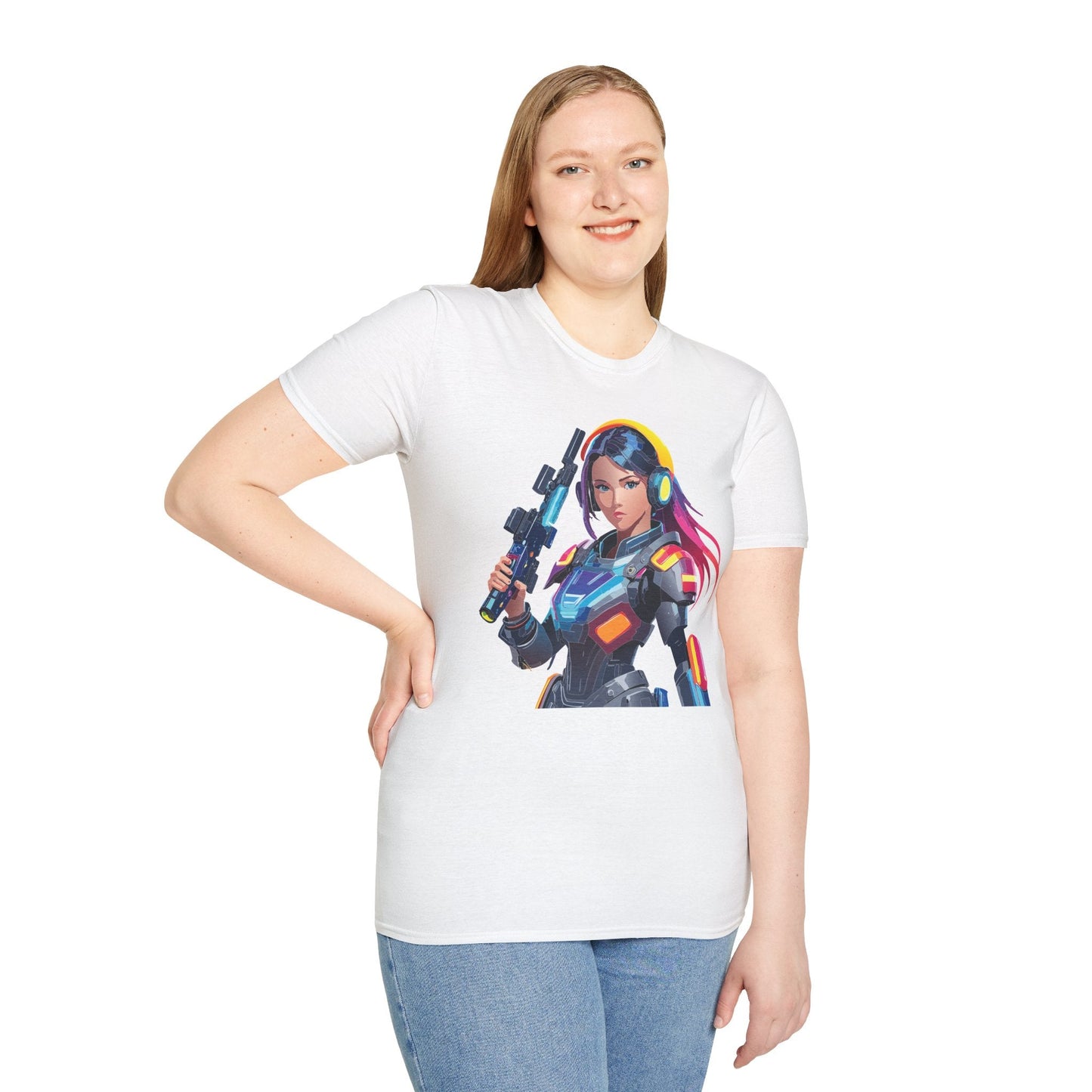 Robocop T Shirt Unisex Softstyle 64000 Graphic Tee With Robocop Art Design Premium