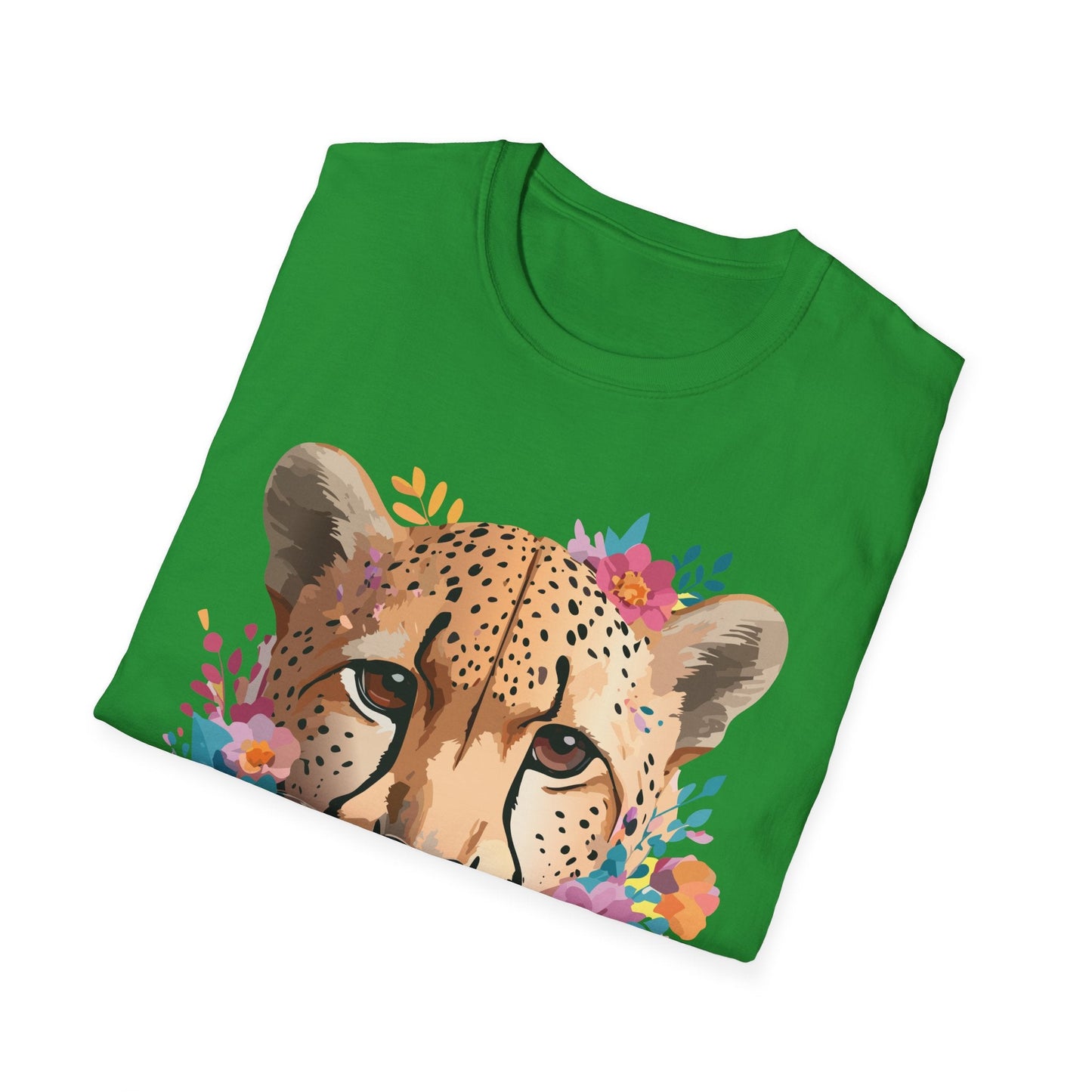 Cheetah Print Unisex Softstyle Tee Gildan 64000 Cotton Short Sleeve Shirt