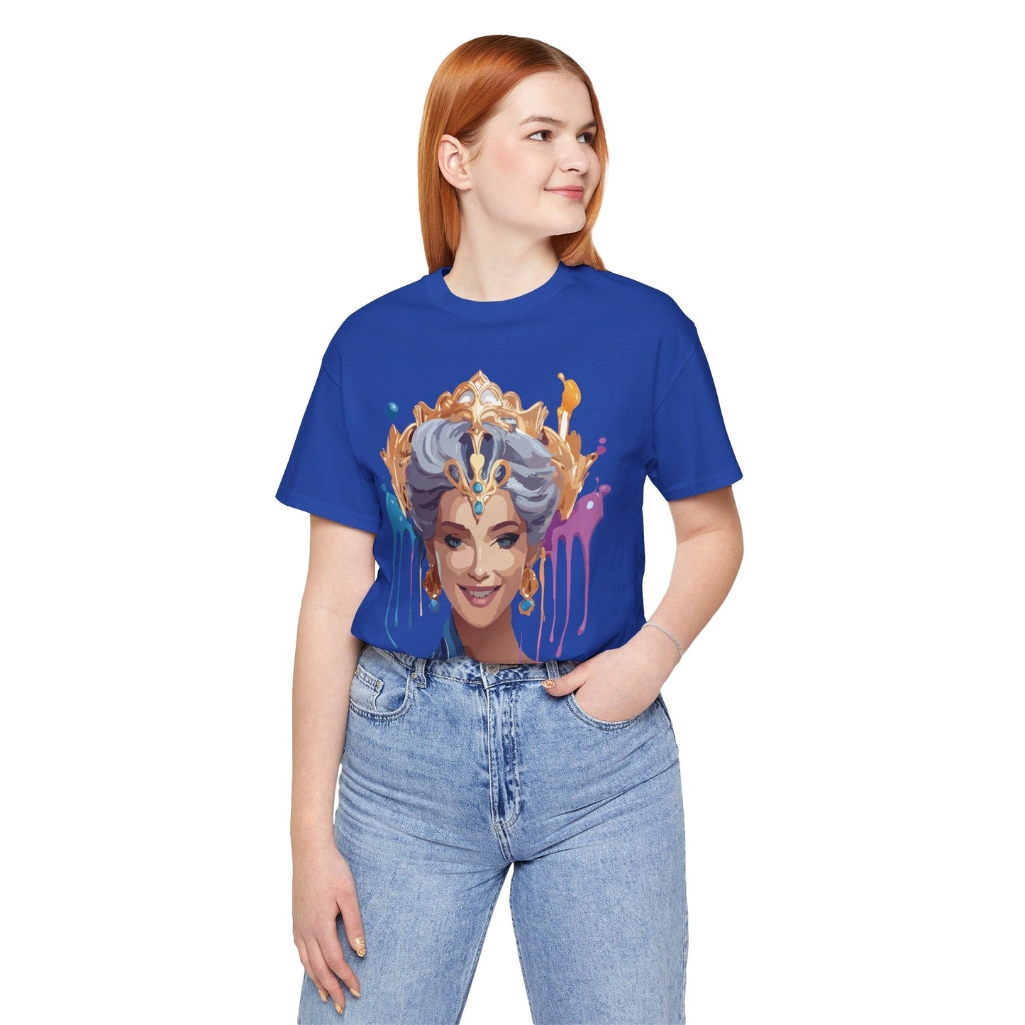 Queen Woman Portrait Graphic Unisex 100 Cotton Vintage Artwork Tee 18