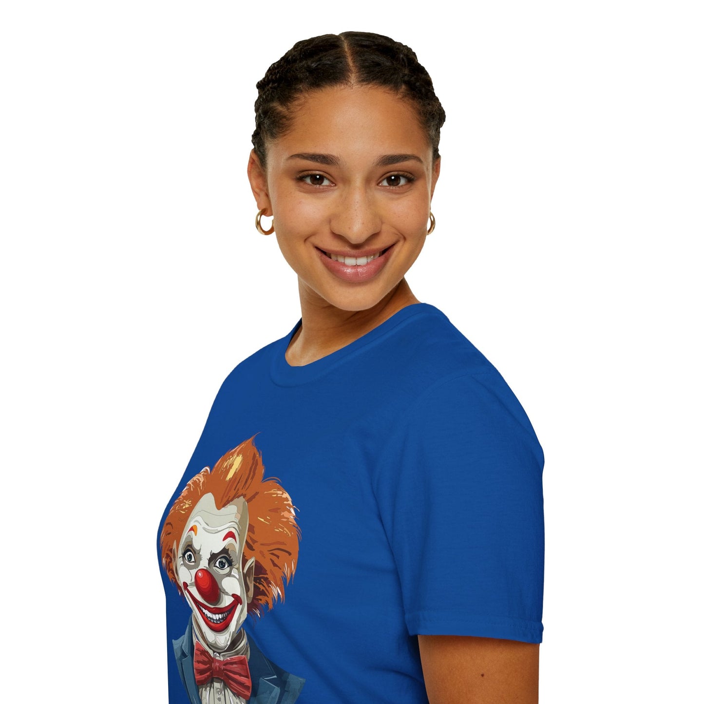 Clown Shirt Unisex Funny Man Circus Tee Softstyle Gildan 64000 Short Sleeve Shirt Premium