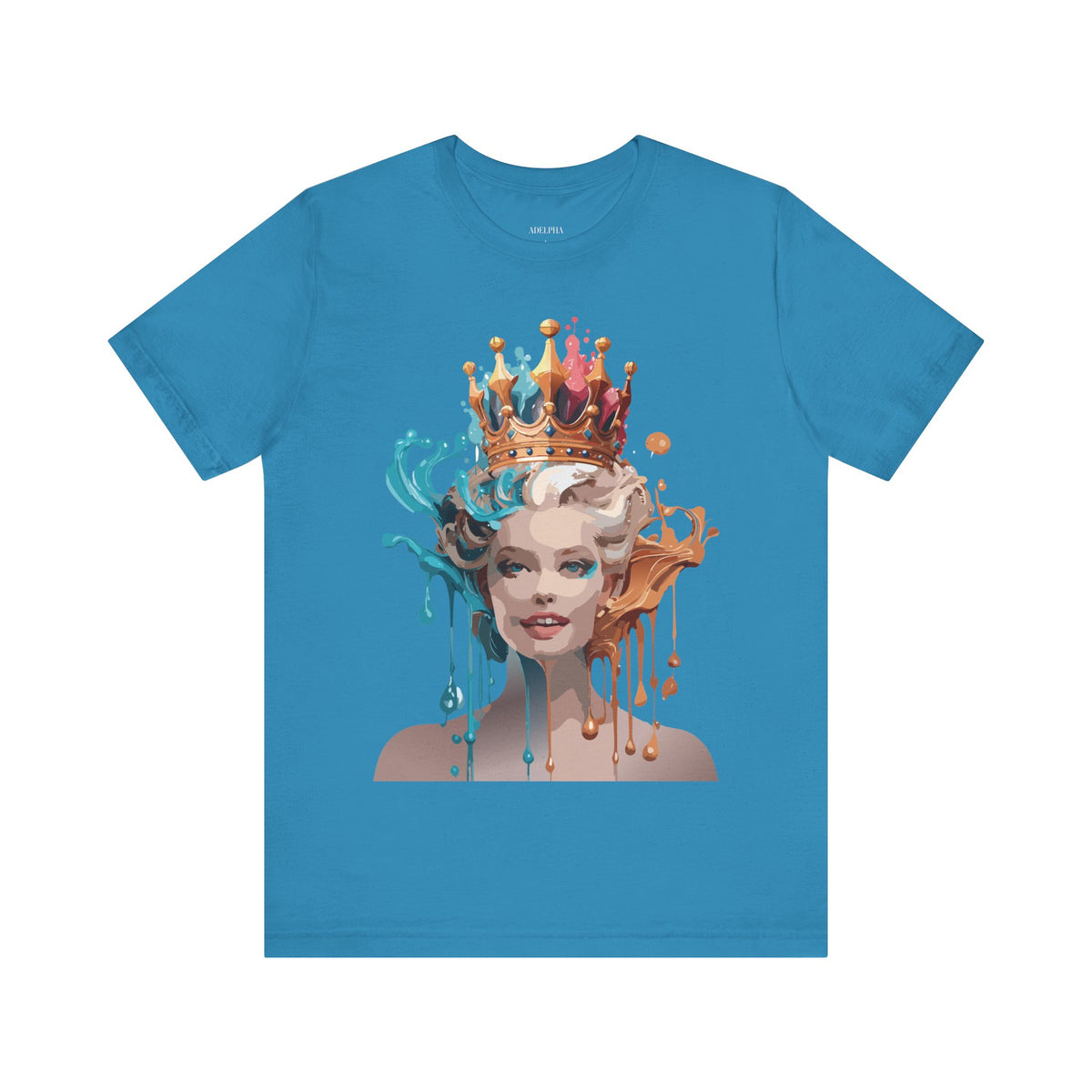 Queen Graphic Unisex Cotton Bella+Canvas Tee with Art Design m177