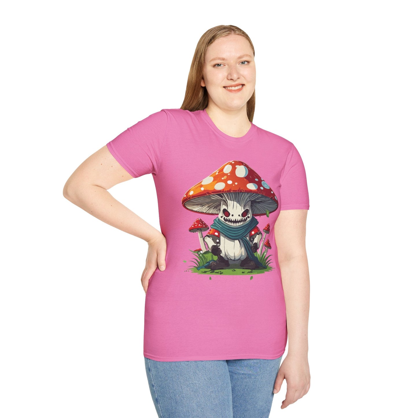 Unisex Mashroom T Shirt Funny Fungus Inspired Design Gildan Softstyle 64000 Tee Shirt