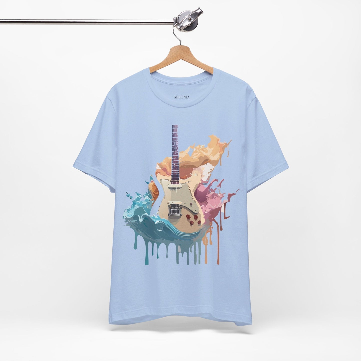Adelpha Graphic Music T Shirt Unisex Vintage Inspired Art Tee With Original Artwork