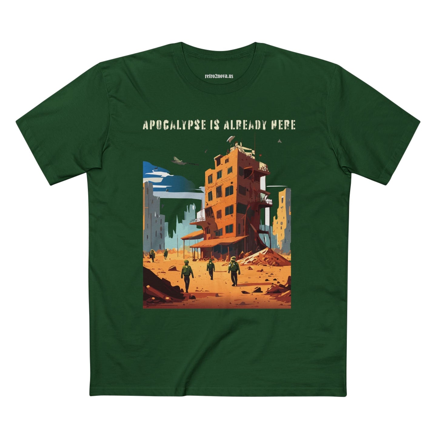 Cataclysm Doomsday Shirt Unisex Premium Cotton Tee With Original Art By Retro2Nova