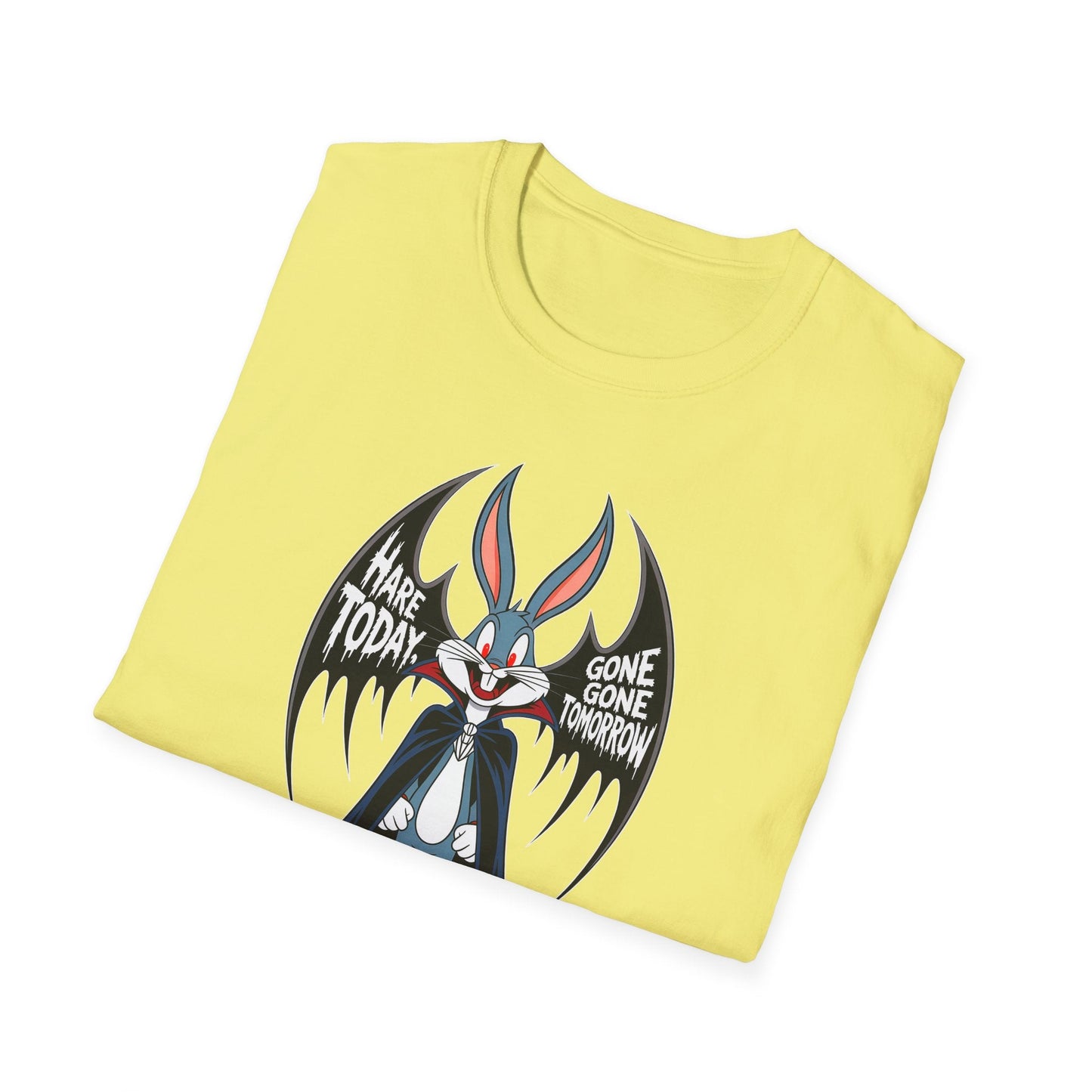 Bugs Bunny T Shirt Cartoon Art Design Unisex Gildan Softstyle 100 Percent Ring Spun Cotton