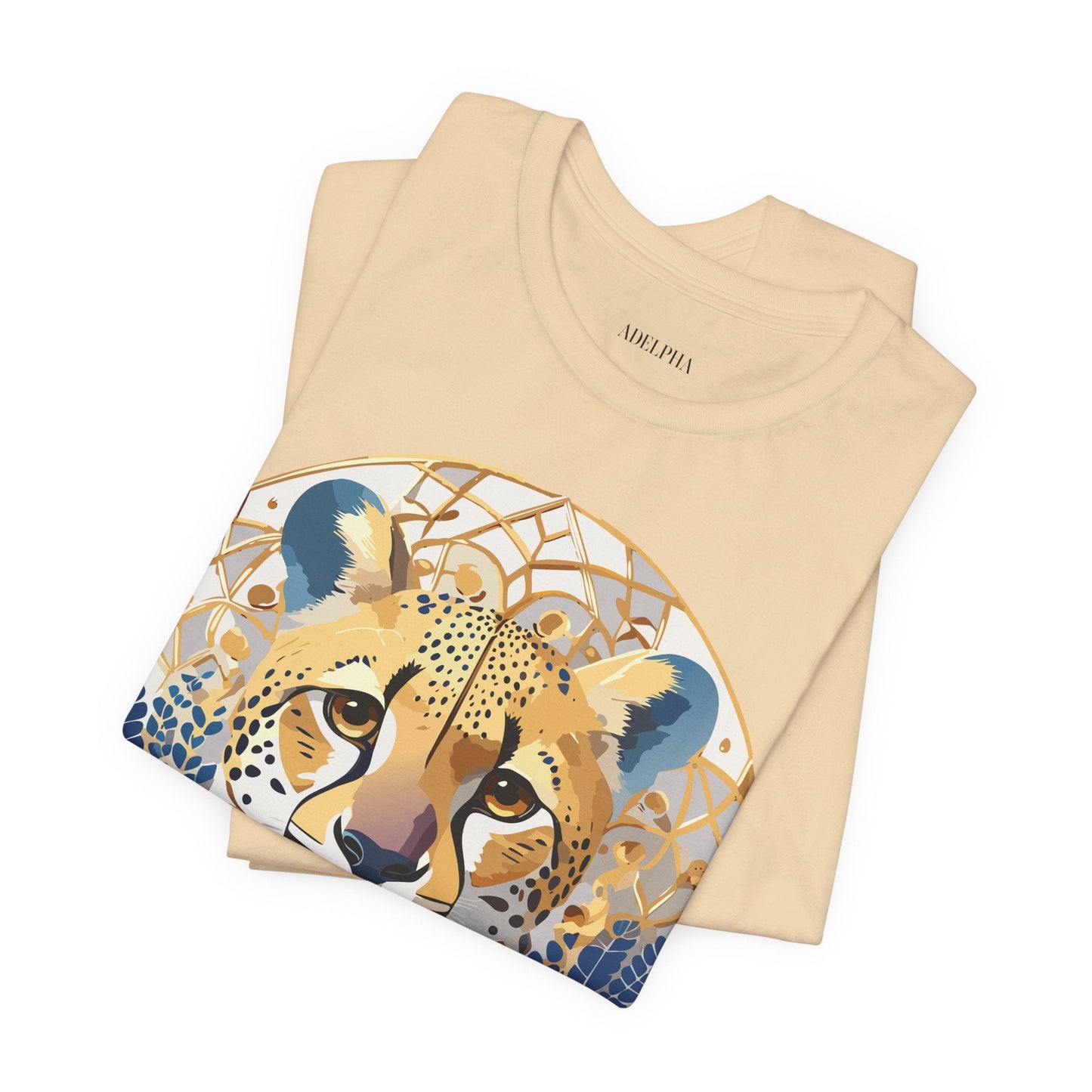 Medallion Graphic Unisex 100 Cotton Vintage Animal Medal Artwork Tee 53