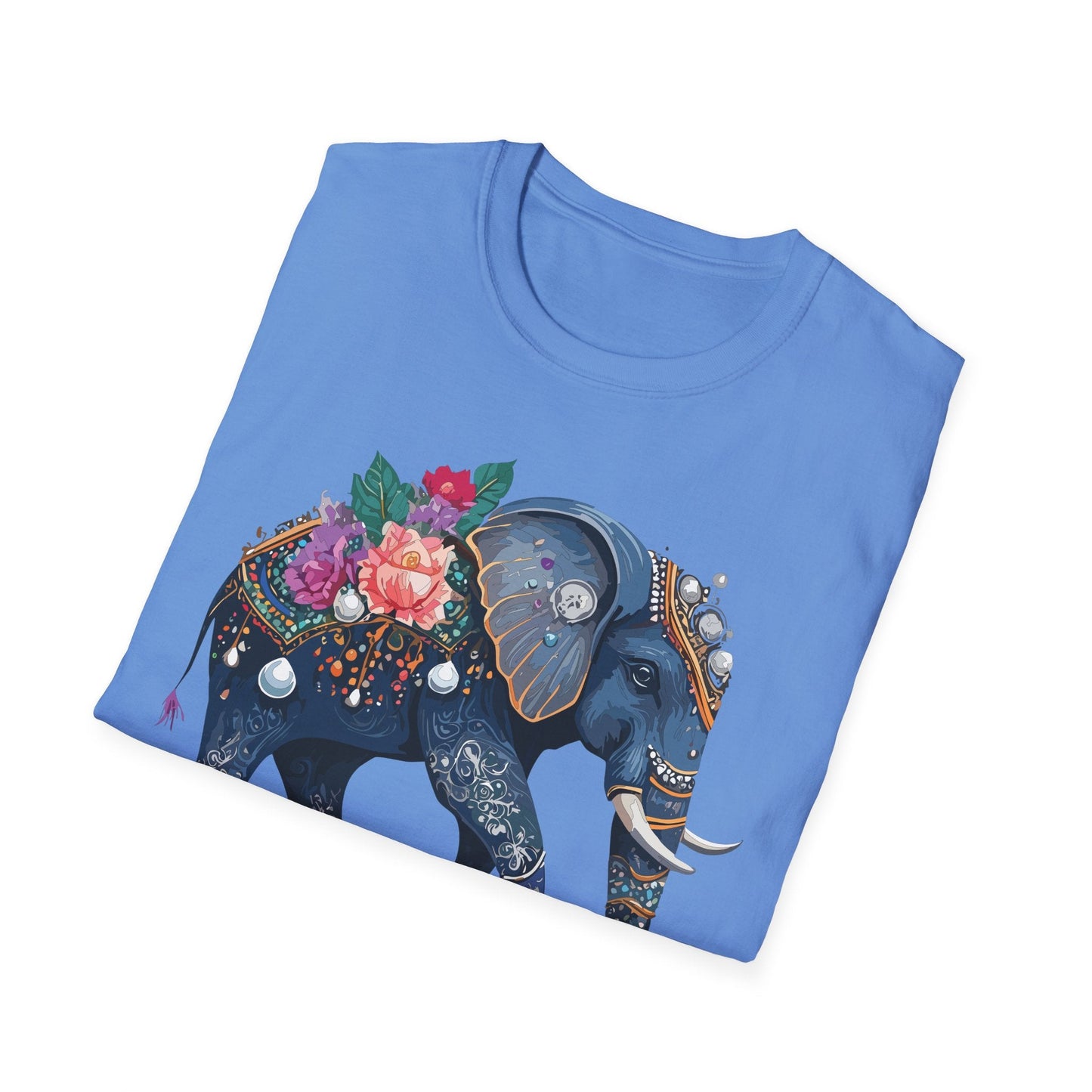 Elephant T Shirt Unisex Softstyle Tee Gildan 64000 100 Percent Cotton Comfort Everyday